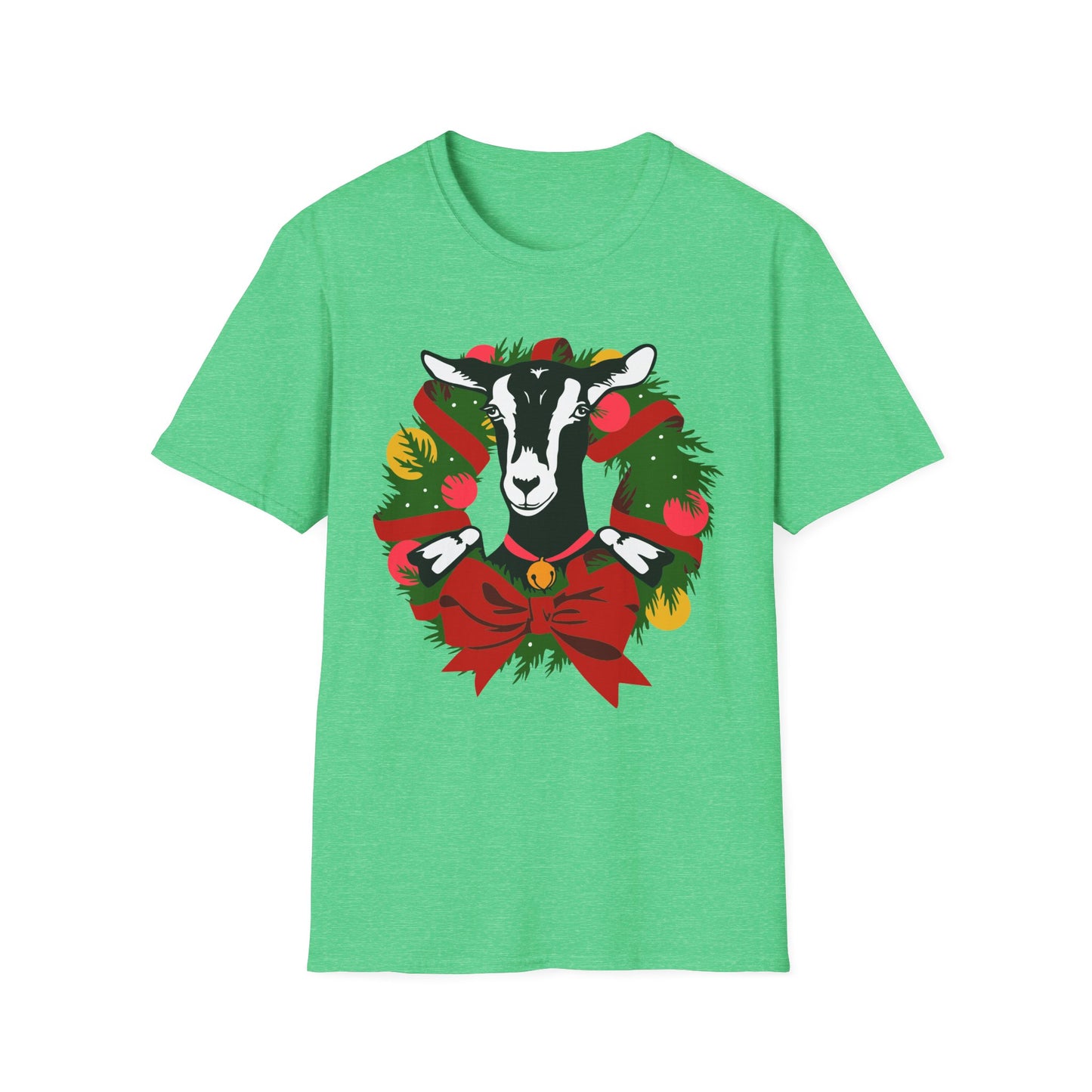Goat Wreath - Unisex Softstyle T-Shirt
