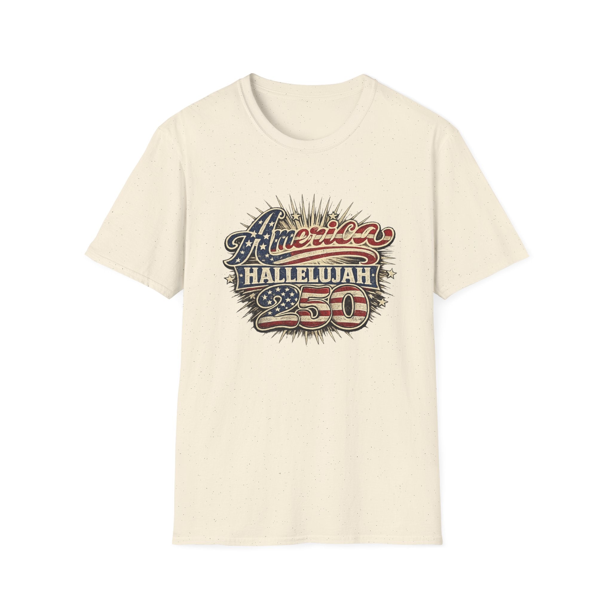 America Hallelujah 250th Anniversary T-Shirt — Vintage Patriotic USA Tee