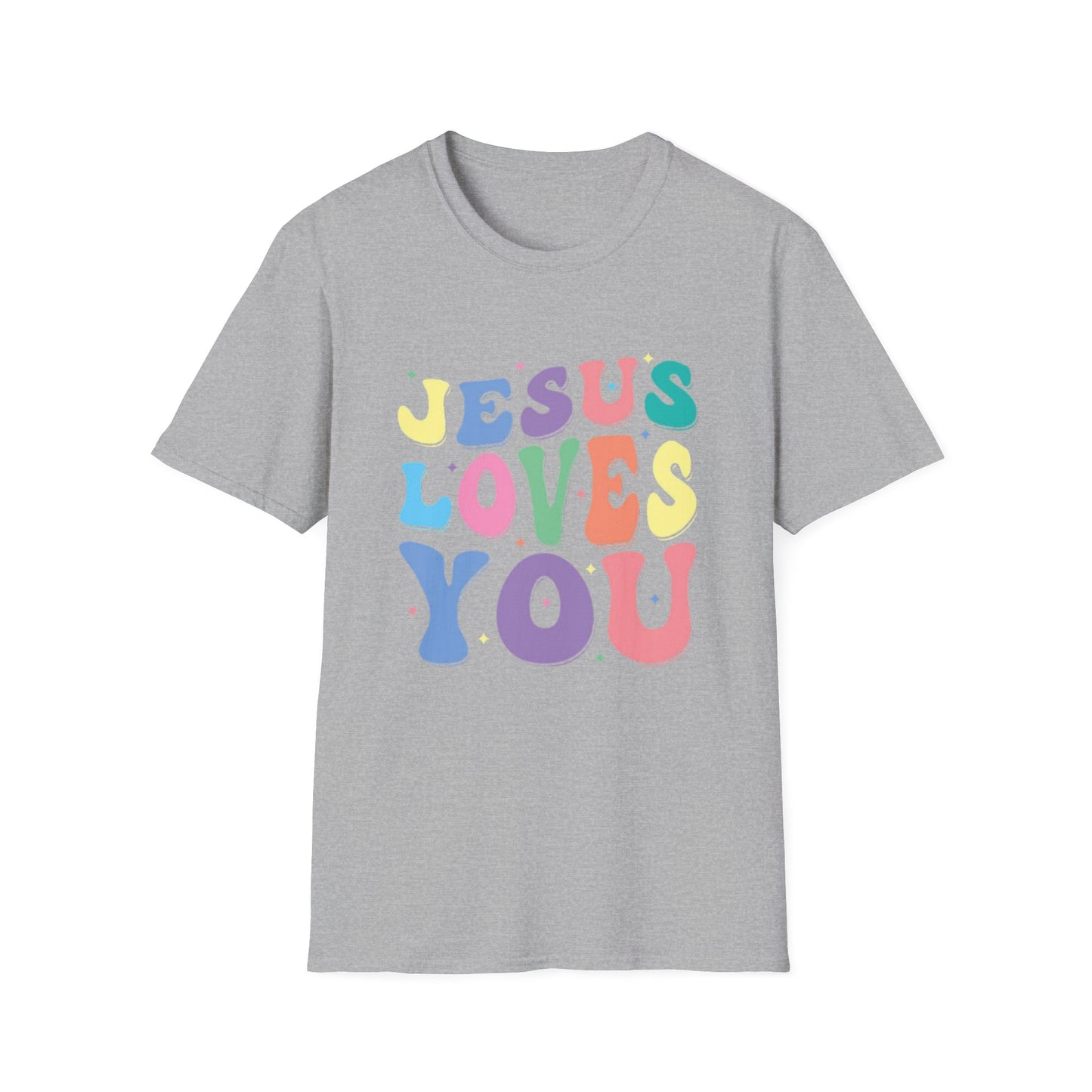 Jesus Loves You - Unisex Softstyle T-Shirt - Fun and Casual Wear for All Occasions