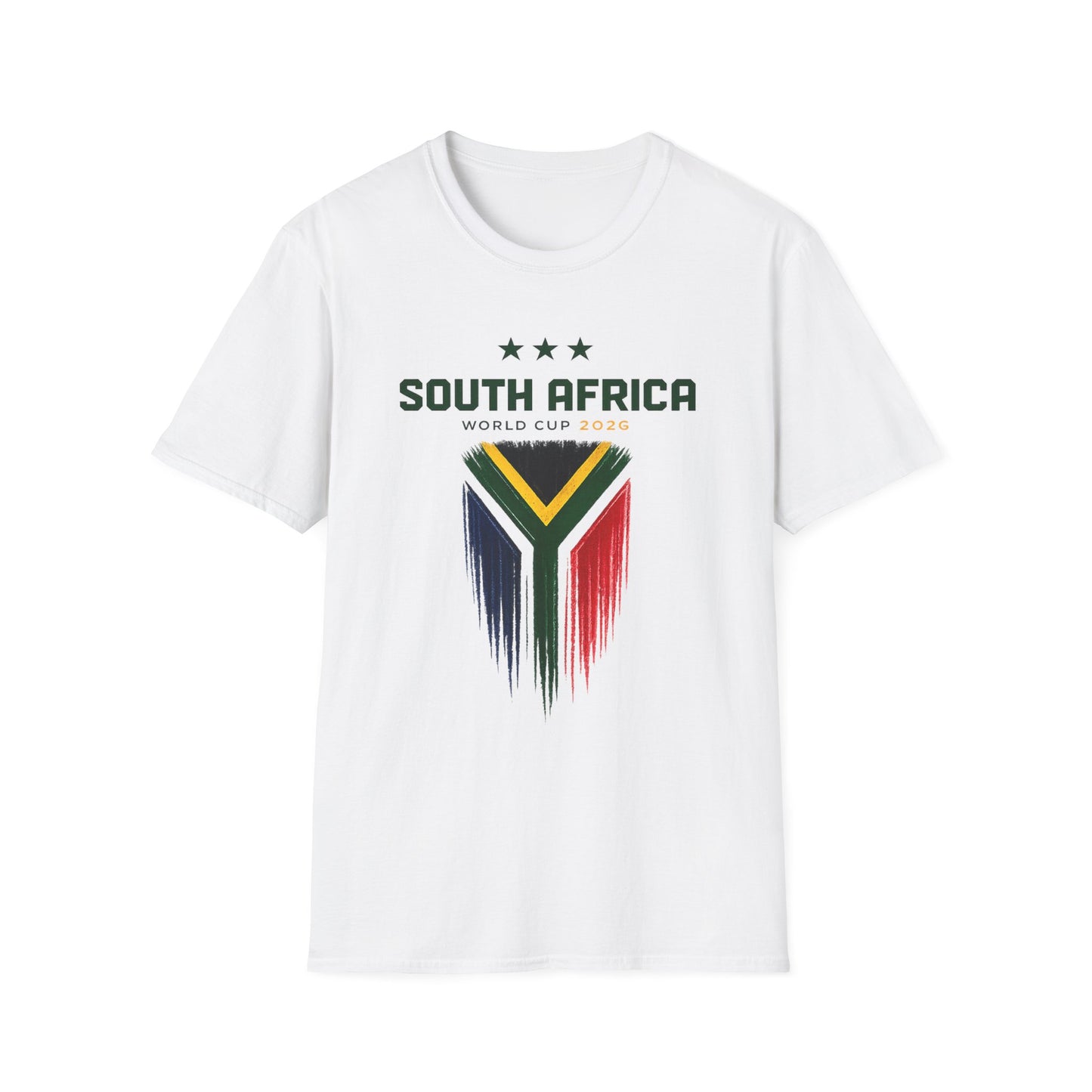 South Africa World Cup T-Shirt — Distressed Flag Soccer Fan Tee