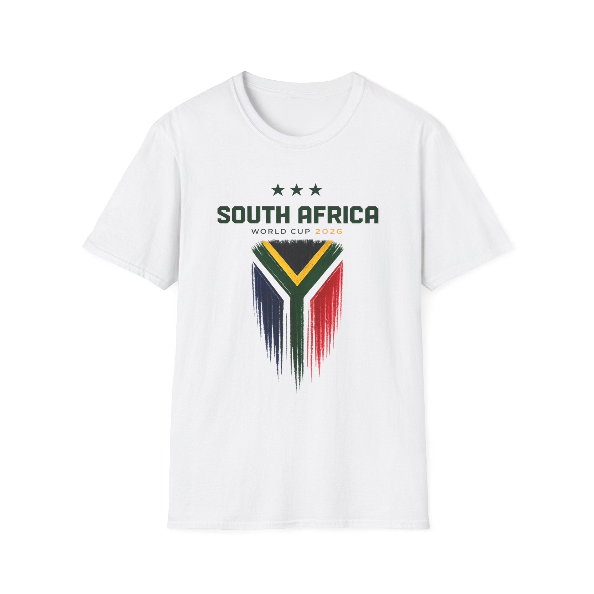 South Africa World Cup T-Shirt — Distressed Flag Soccer Fan Tee