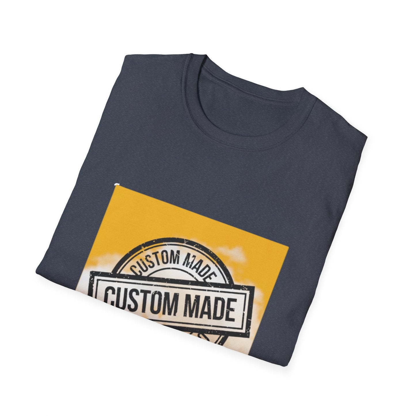 Your Design On a Tee One Side Only - Monster Unisex Softstyle T-Shirt