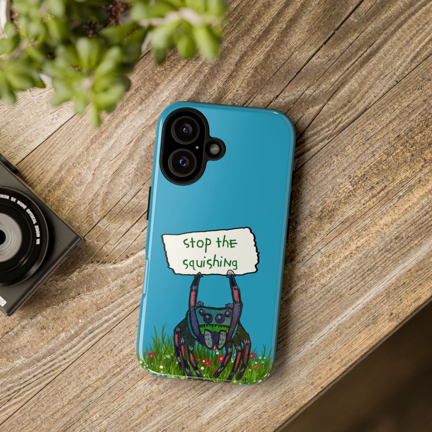 Funny Phone Case - Stop the Squishing