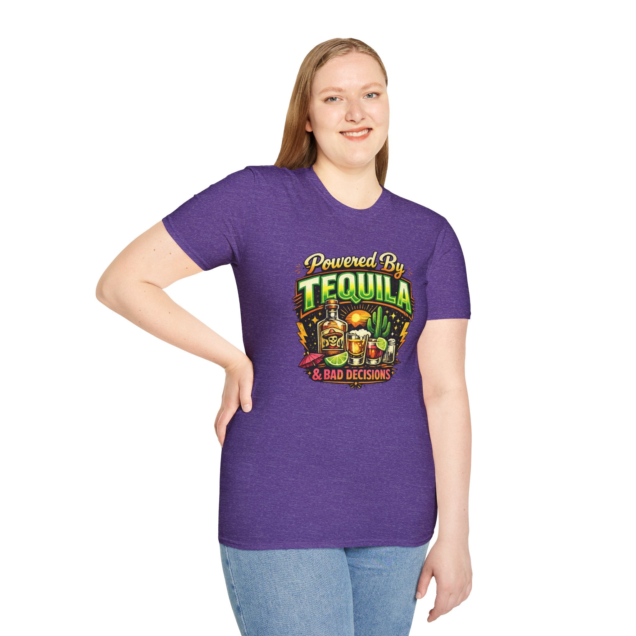Tequila & Bad Decisions T-Shirt — Funny Bar Party Drinking Tee