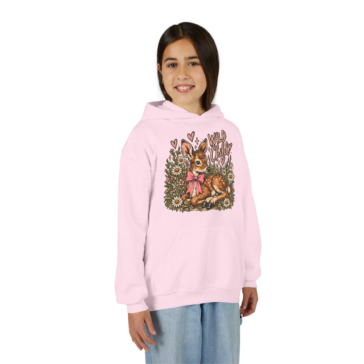 Wild Child Woodland Fawn Kids Hoodie