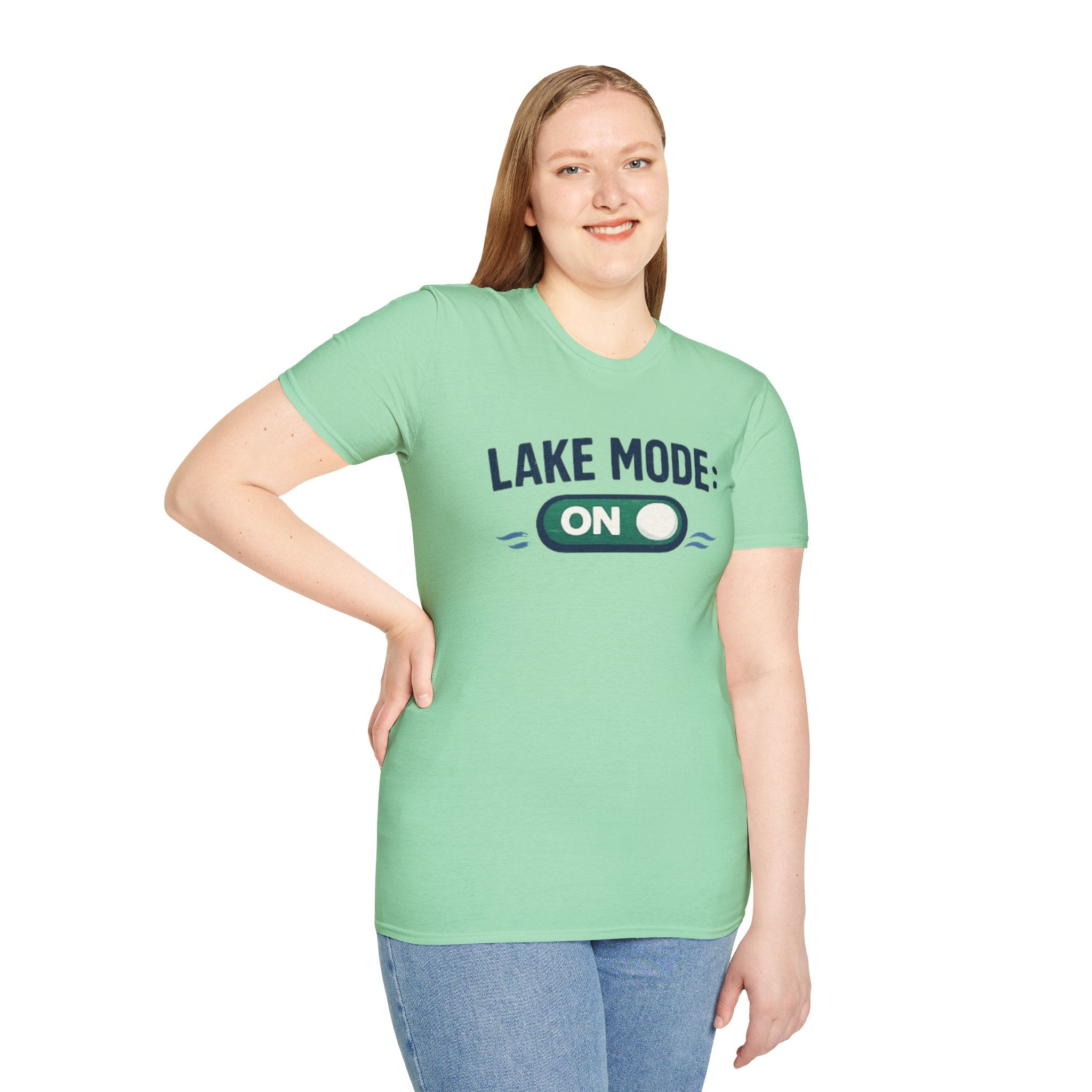 Lake Mode On T-Shirt — Funny Lake Life Vacation Tee