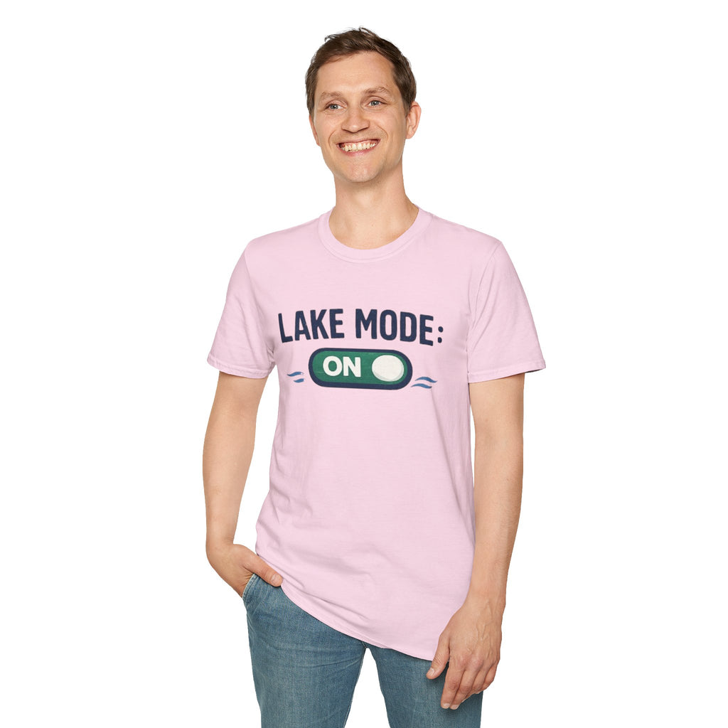 Lake Mode On T-Shirt — Funny Lake Life Vacation Tee
