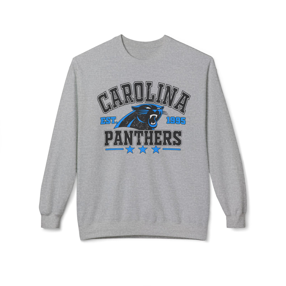 Carolina Panthers Football Fan Crewneck Sweatshirt