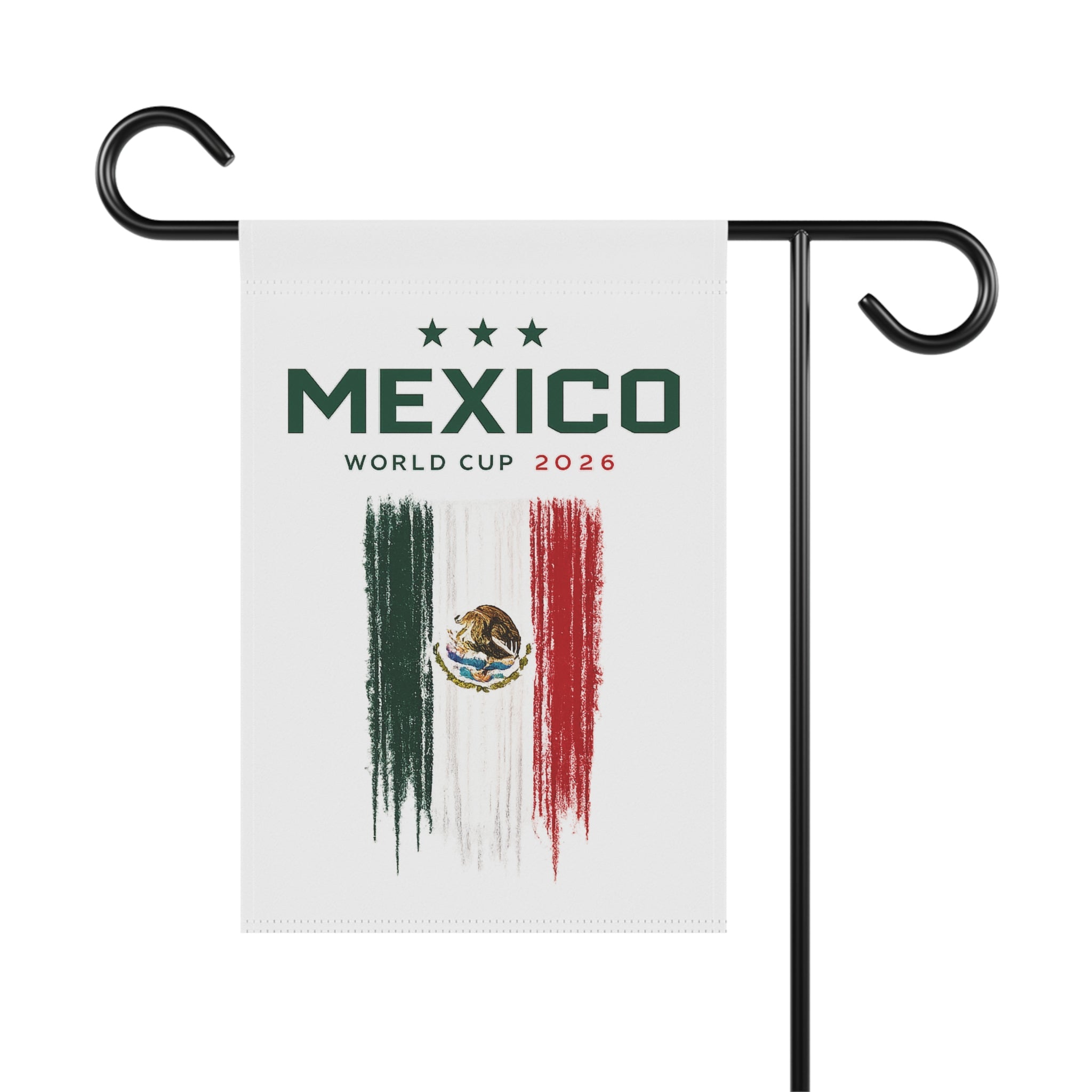 Mexico World Cup 2026 Garden Flag - Mexican Flag Soccer Garden Banner