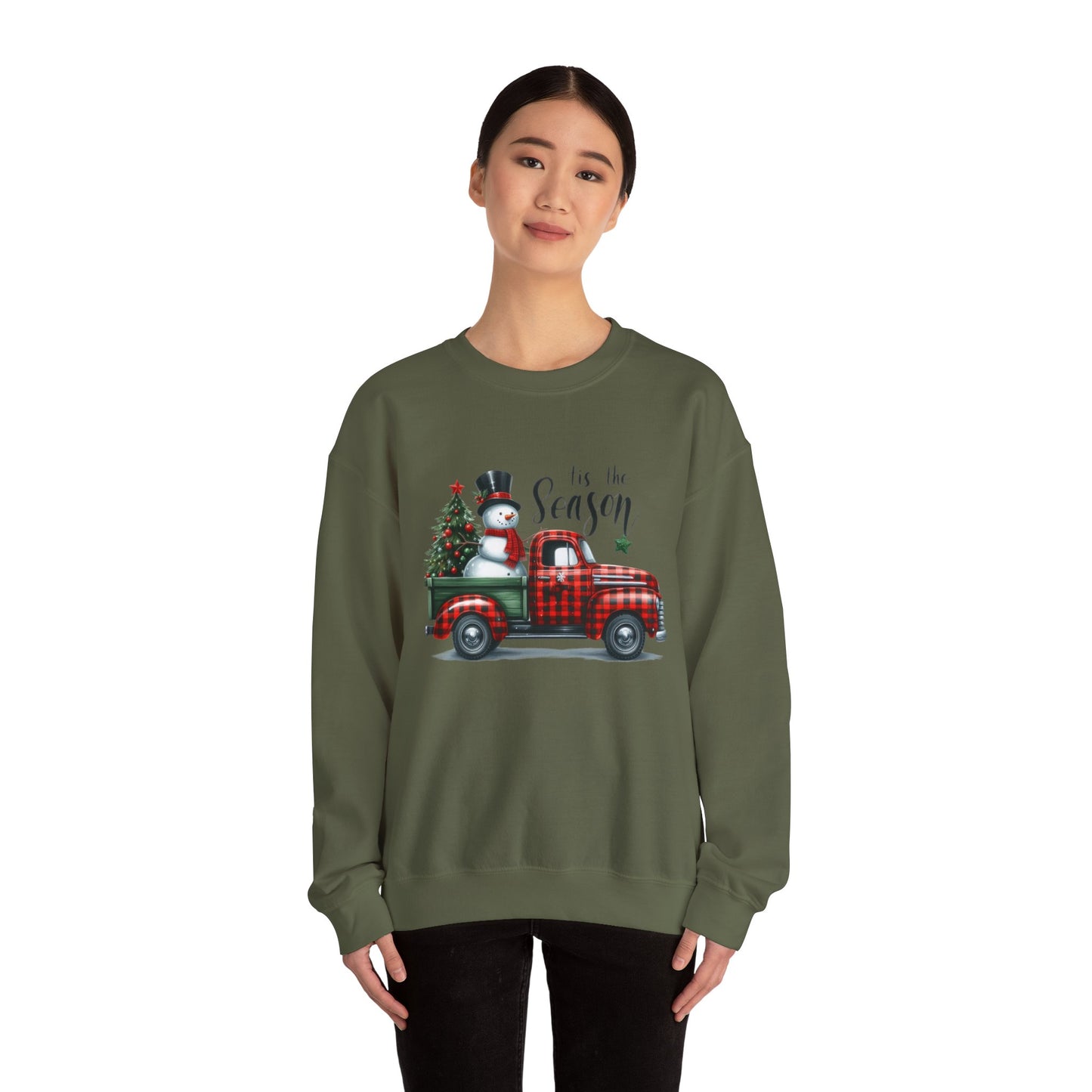 Snowman Truck Sweatshirt
