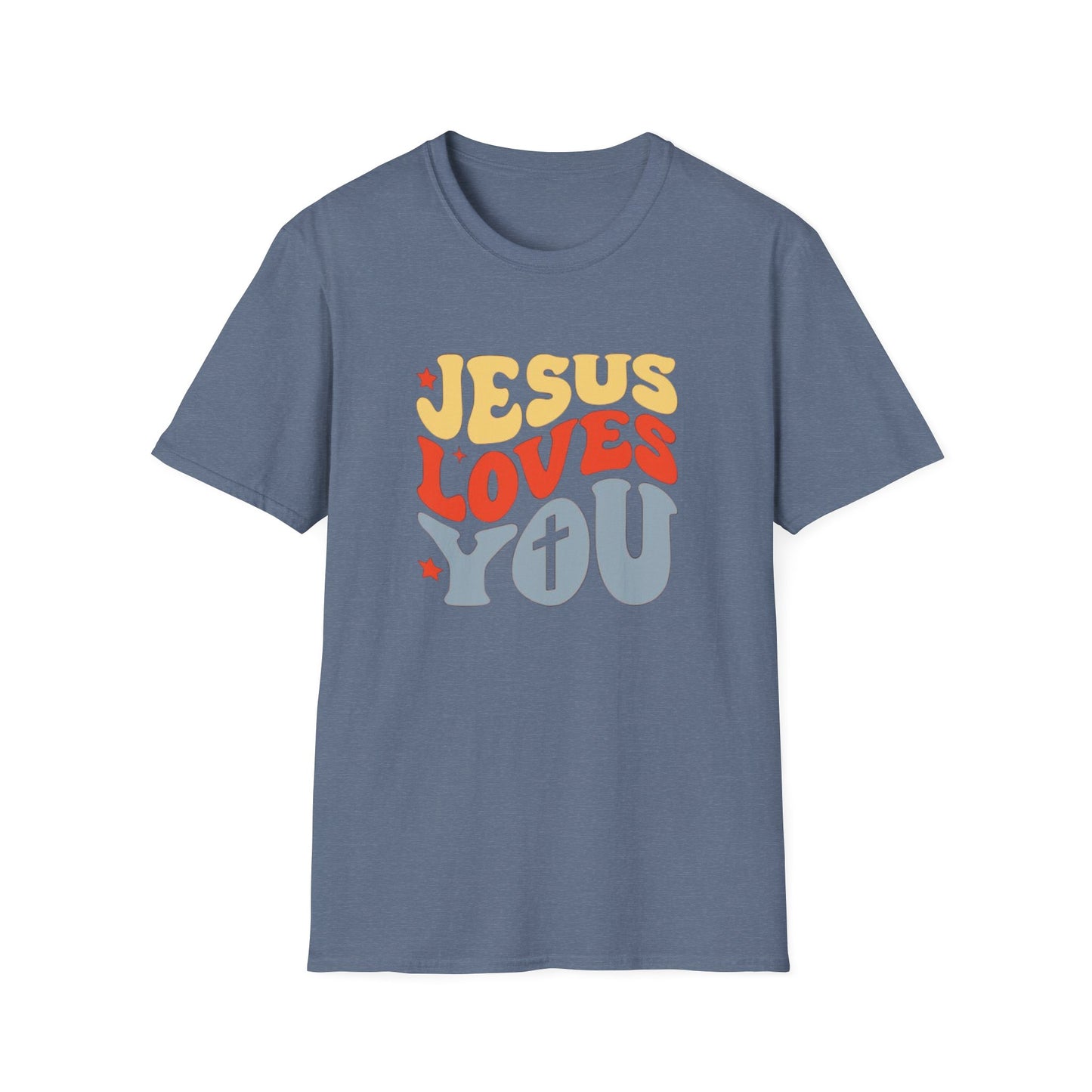 Jesus Loves You - Unisex Softstyle T-Shirt - Fun and Casual Wear for All Occasions