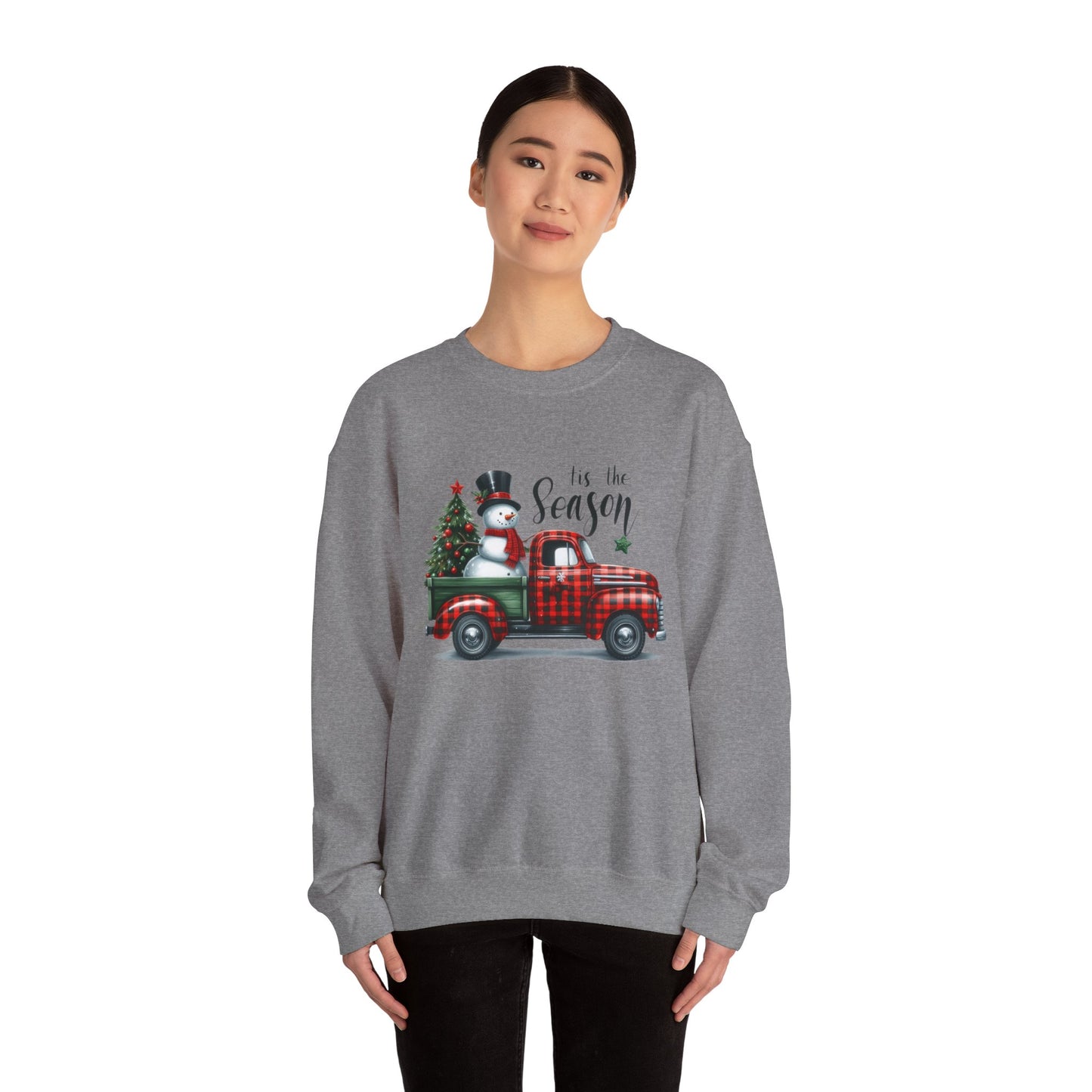 Snowman Truck Sweatshirt