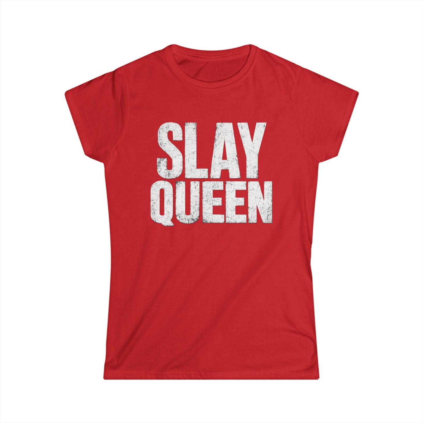 Slay Queen T-Shirt — Bold Vintage Graphic Tee for Confident Women