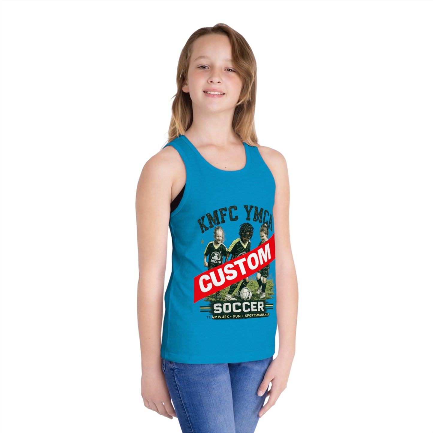 Custom Kids Jersey Tank Top – Team Design