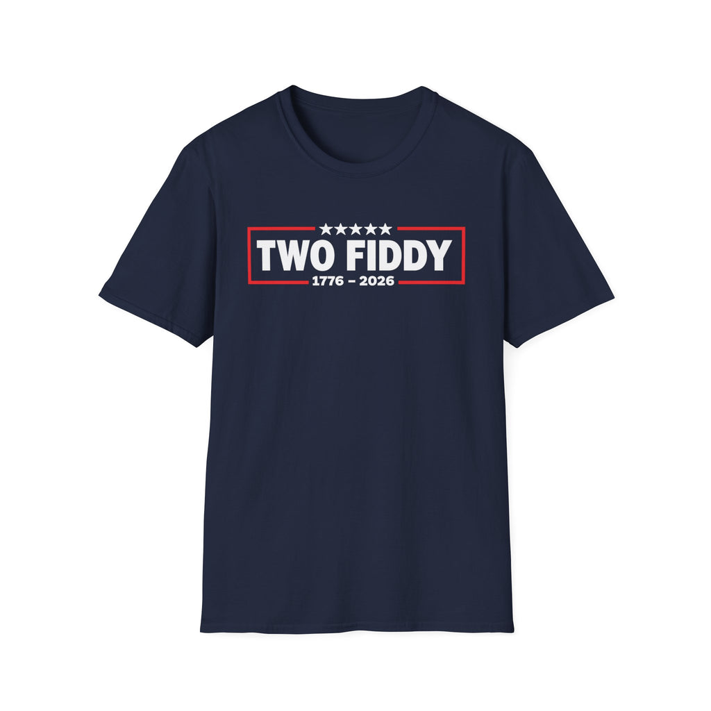Two Fiddy 1776-2026 T-Shirt — Vintage USA Patriotic Tee