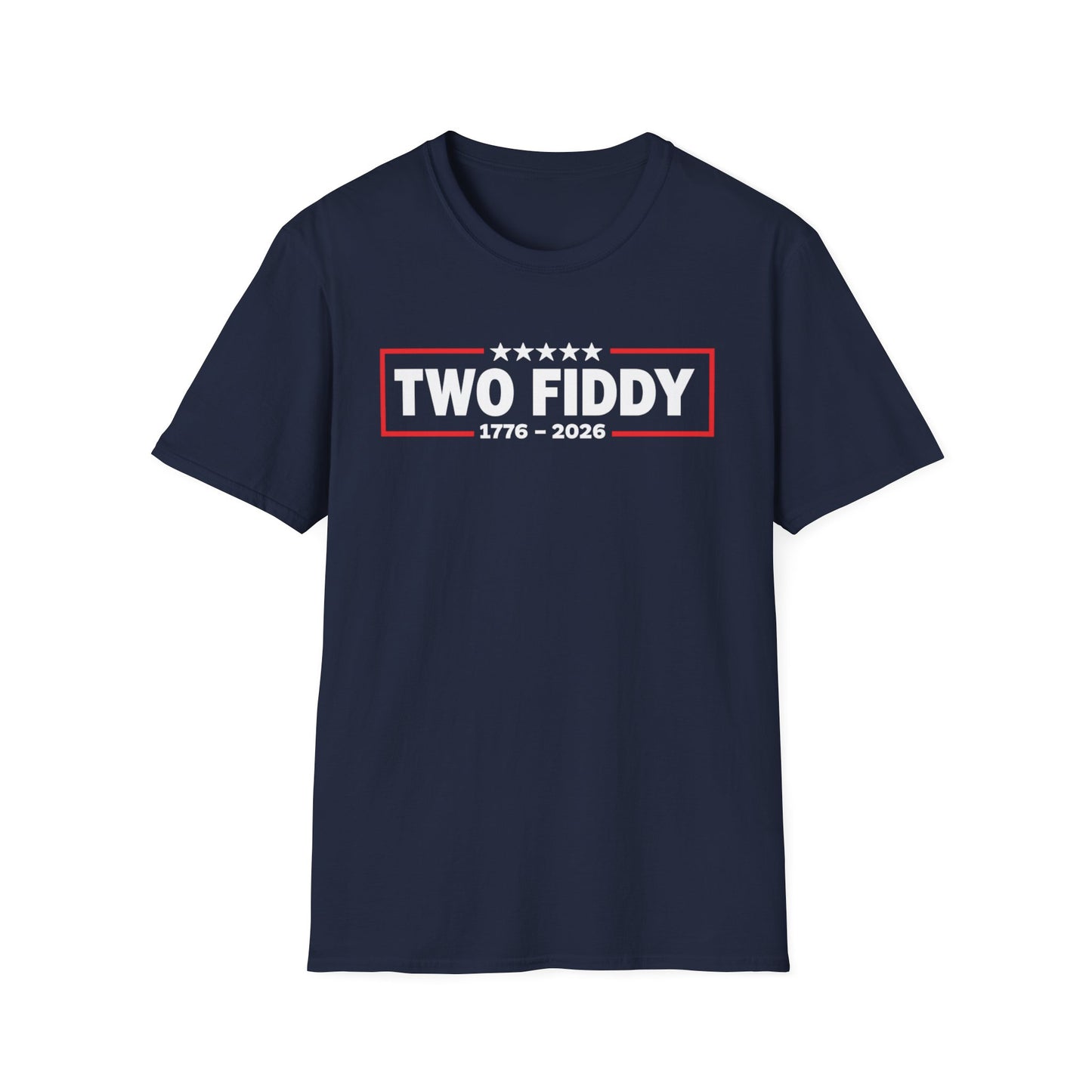 Two Fiddy 1776-2026 T-Shirt — Vintage USA Patriotic Tee
