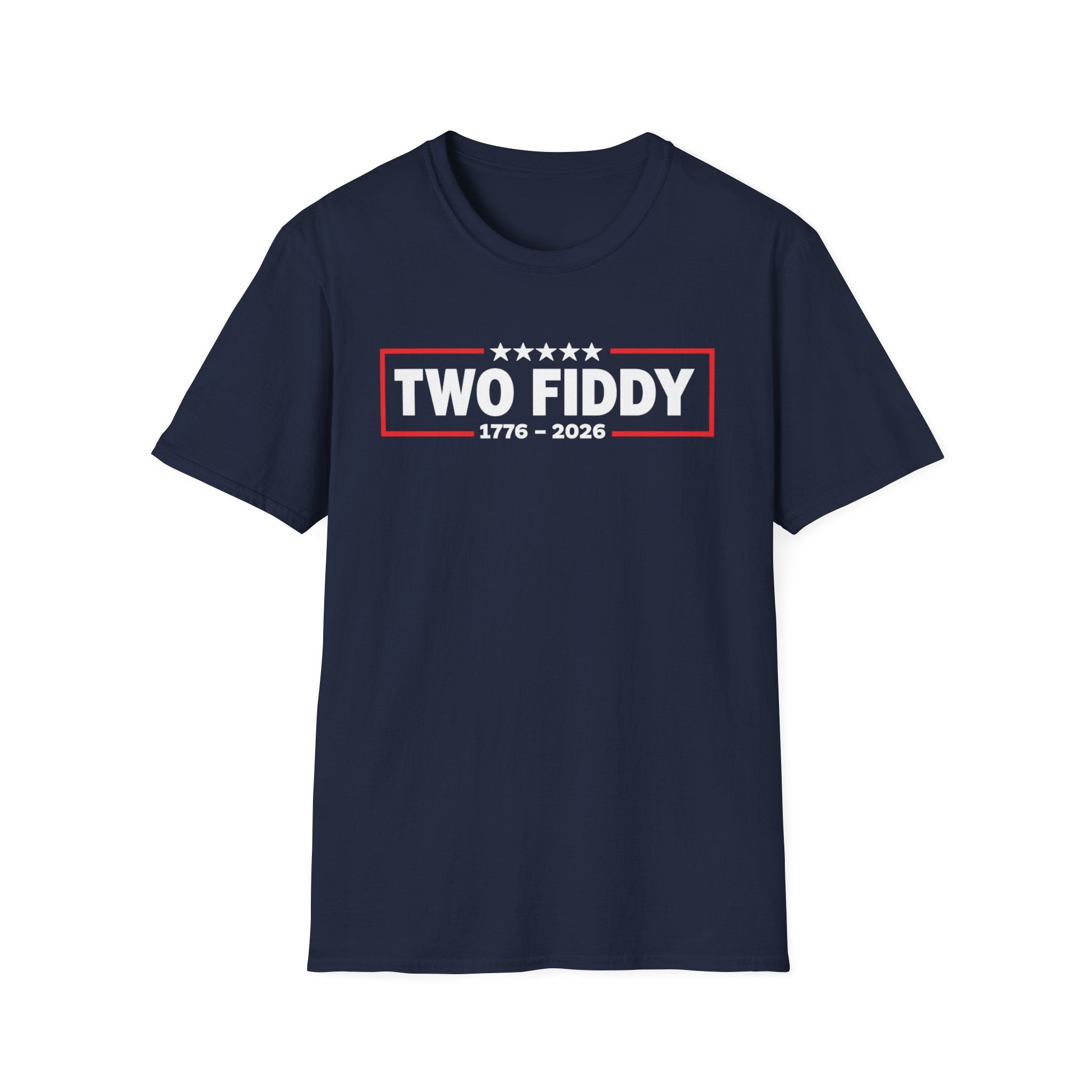 Two Fiddy 1776-2026 T-Shirt — Vintage USA Patriotic Tee
