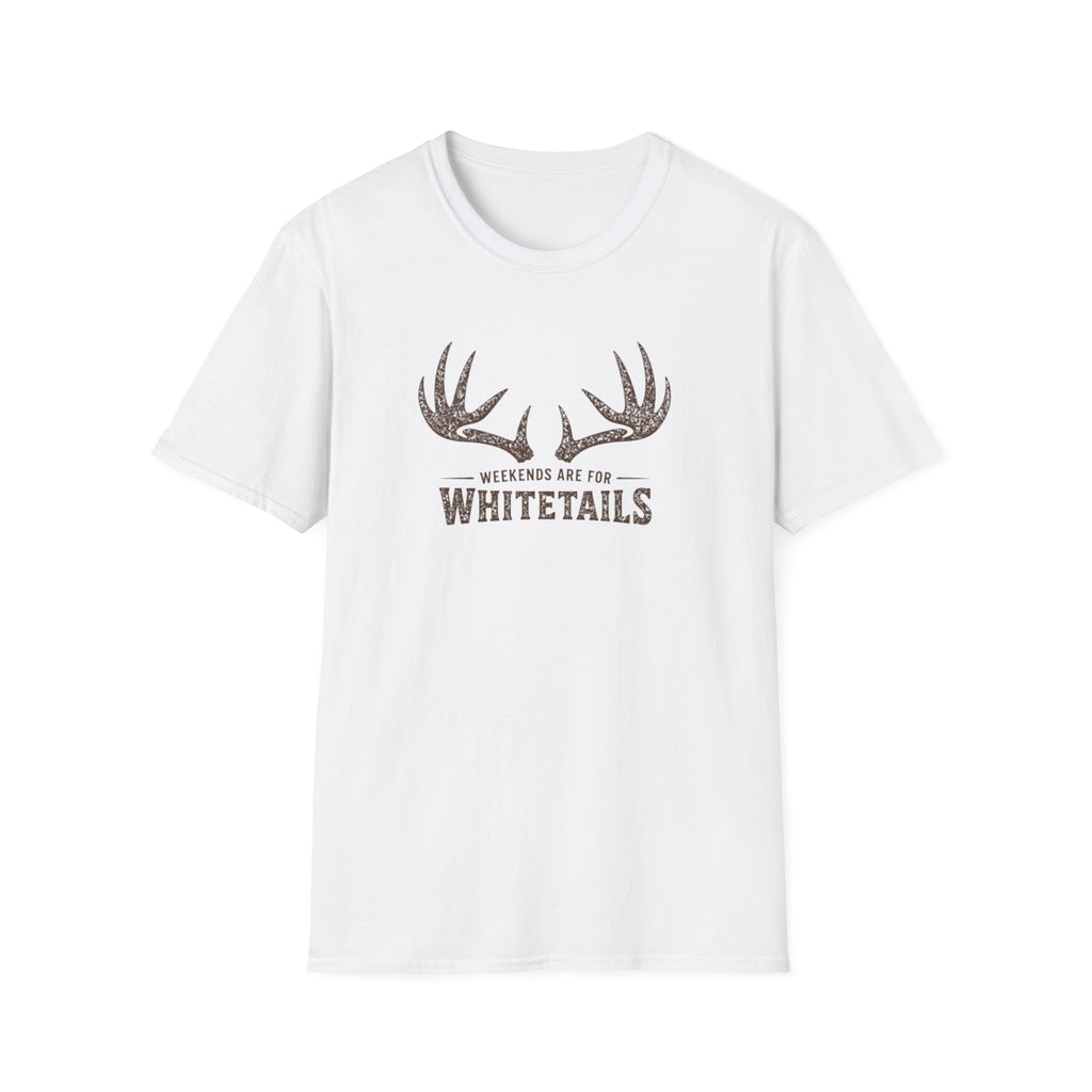 Whitetails Antler Tee — "Weekends Are For Whitetails" Hunting T‑Shirt
