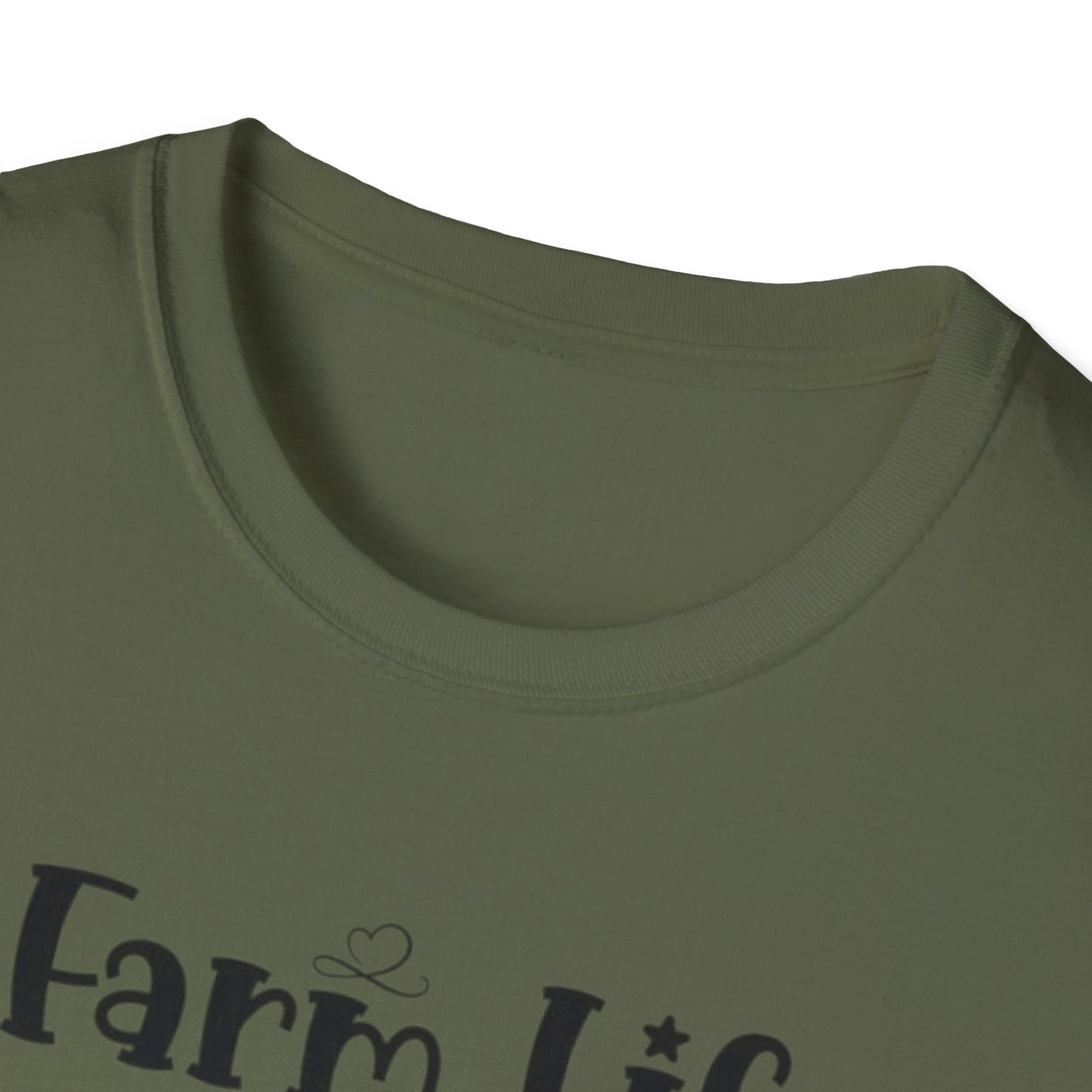 Farm Life is the Best Life S&J - Unisex Softstyle T-Shirt