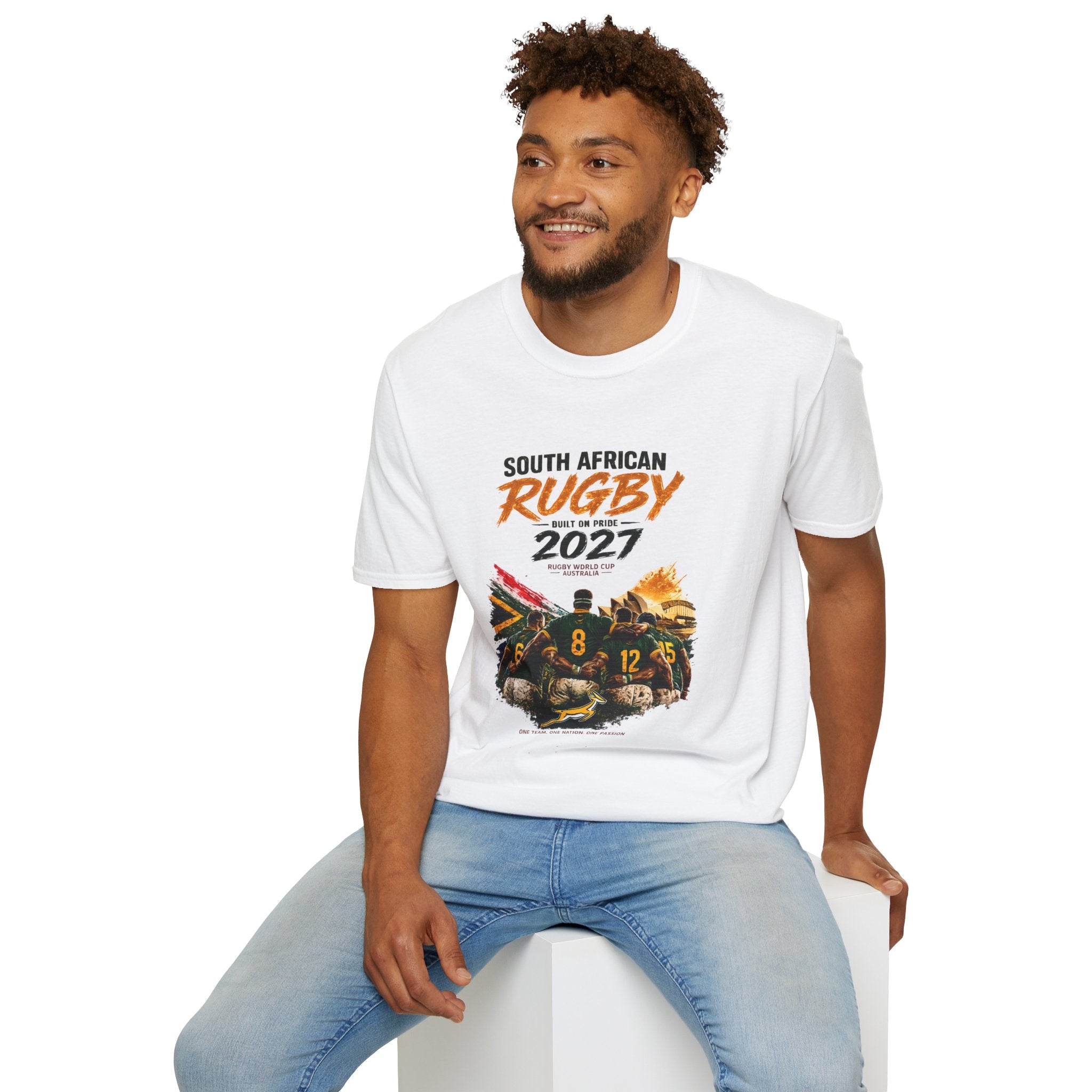 South African Rugby 2027 T-Shirt - Springbok Fans Rugby World Cup Support Tee
