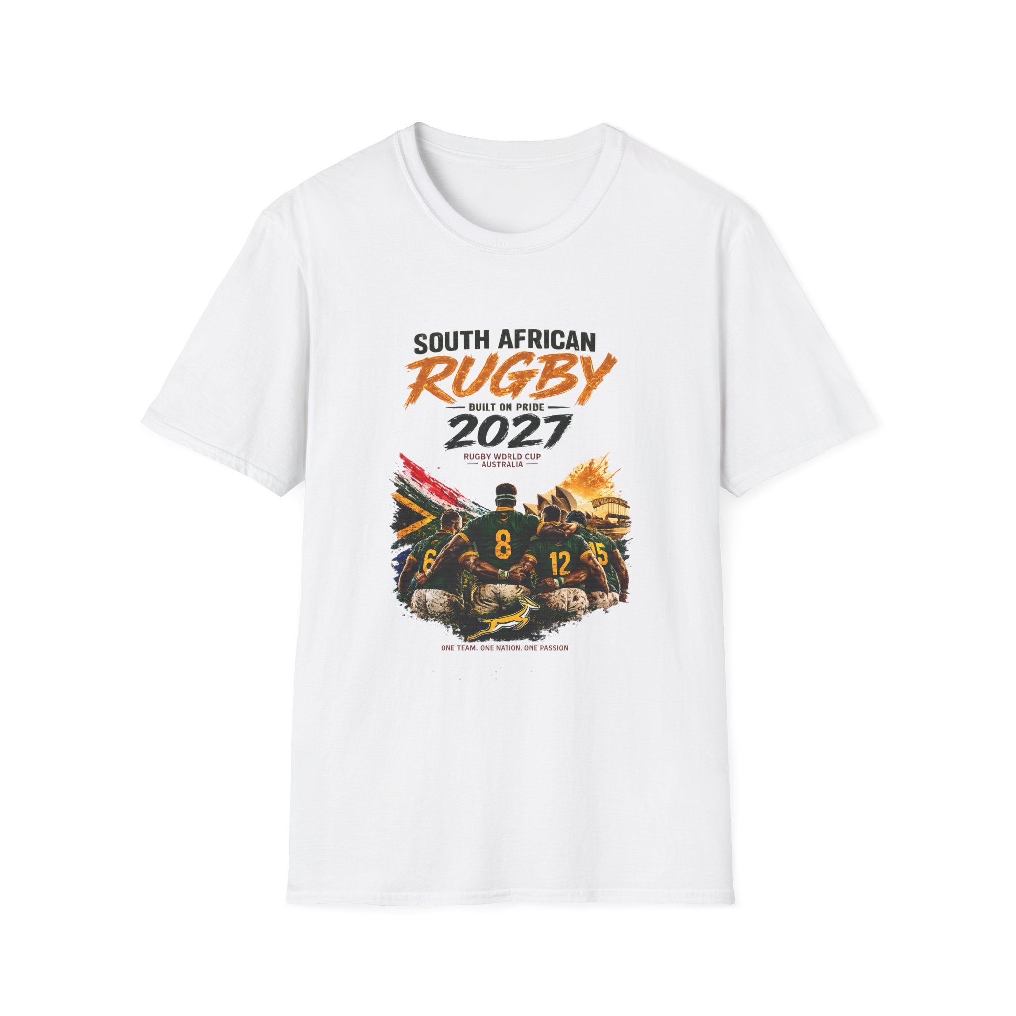 South African Rugby 2027 T-Shirt - Springbok Fans Rugby World Cup Support Tee