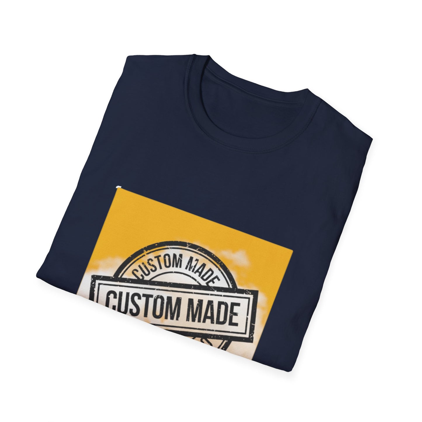 Your Design On a Tee One Side Only - Monster Unisex Softstyle T-Shirt