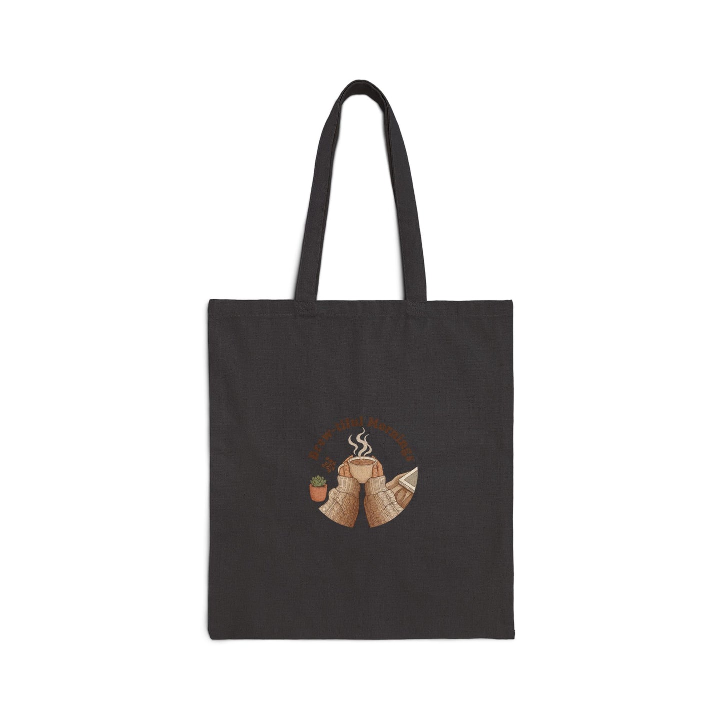 Cozy Coffee Morning Tote | canvas, latte art illustration, caffeine-coded