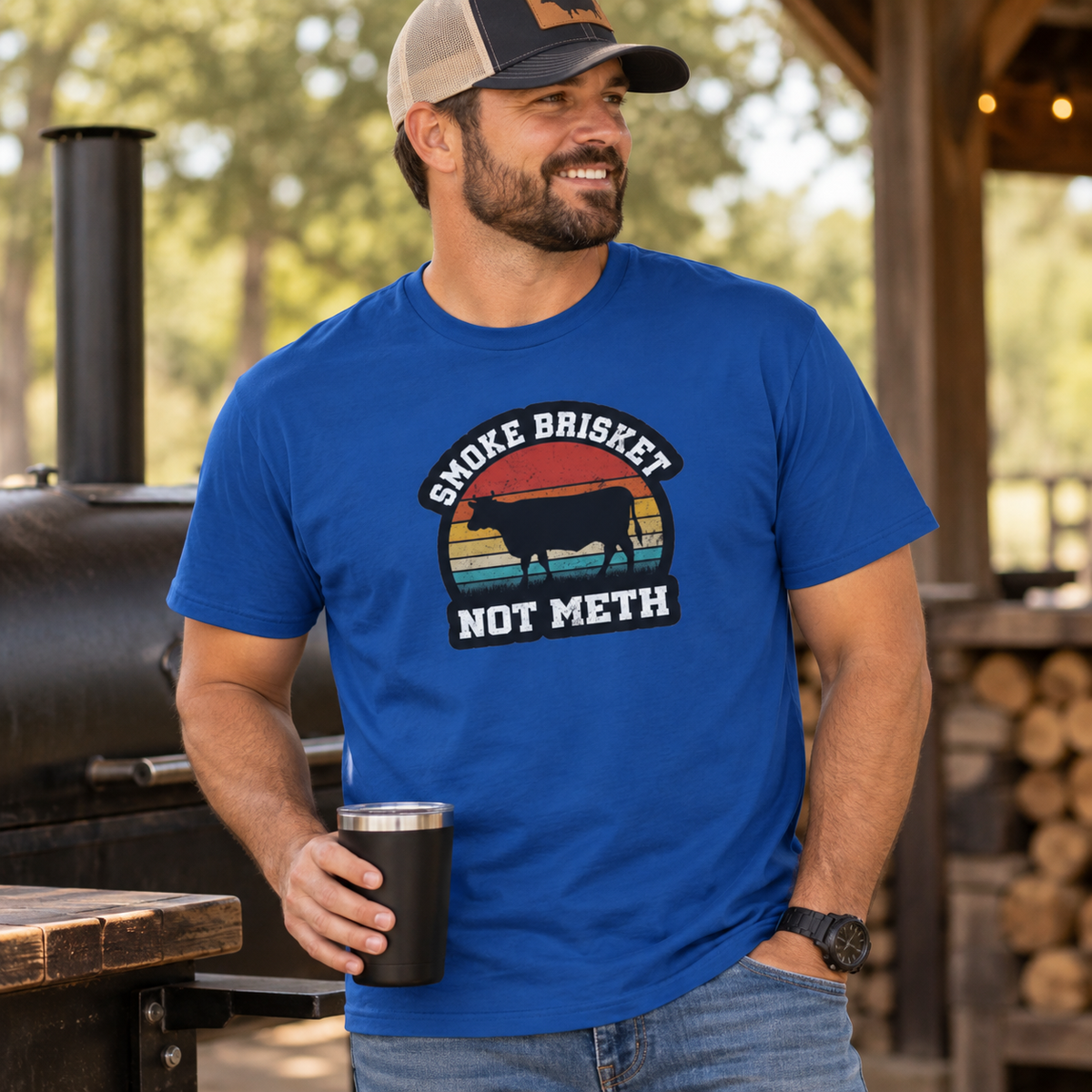 Smoke Brisket Not Meth T-Shirt