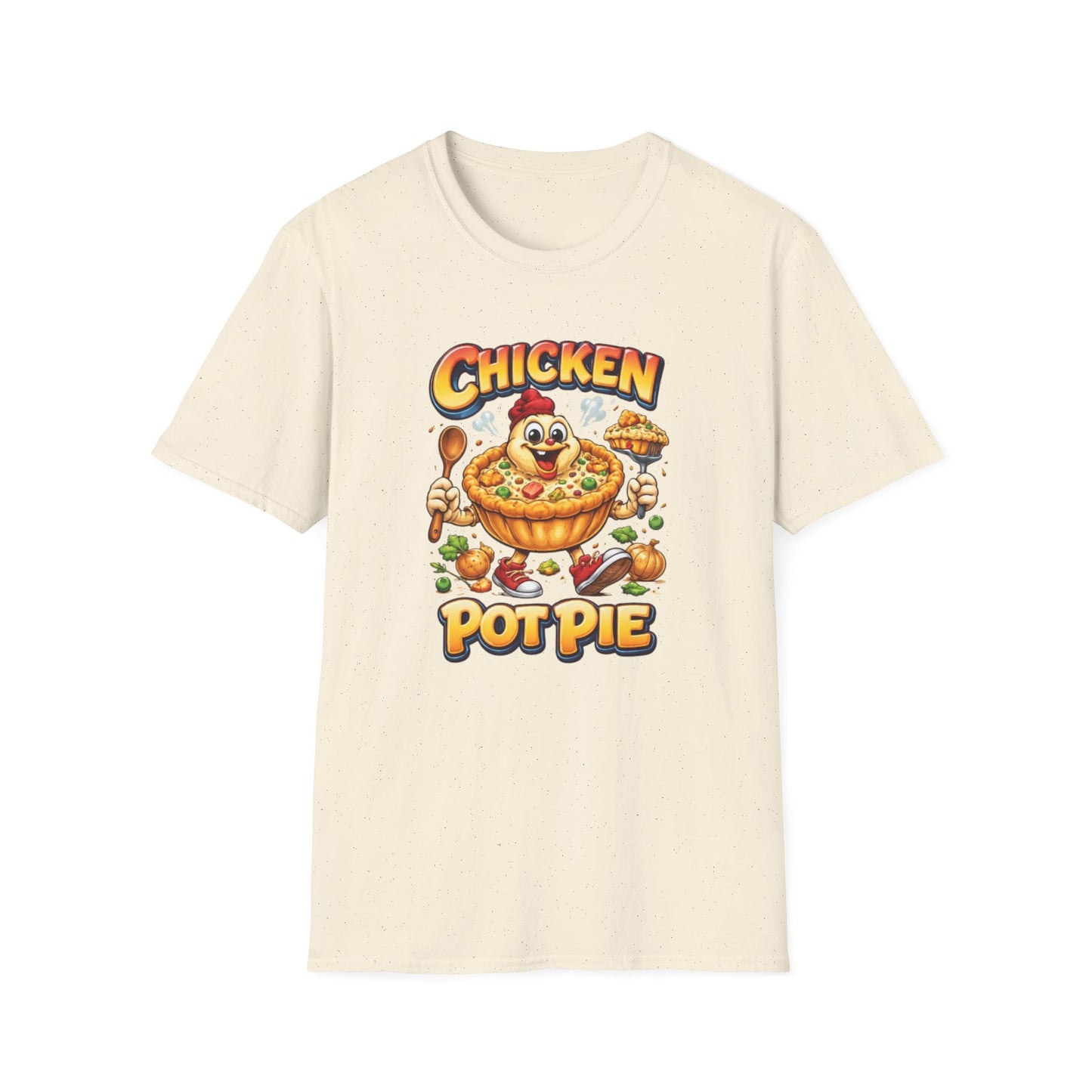 Comical Chicken Pot Pie T-Shirt — Funny Pie Lover Graphic Tee