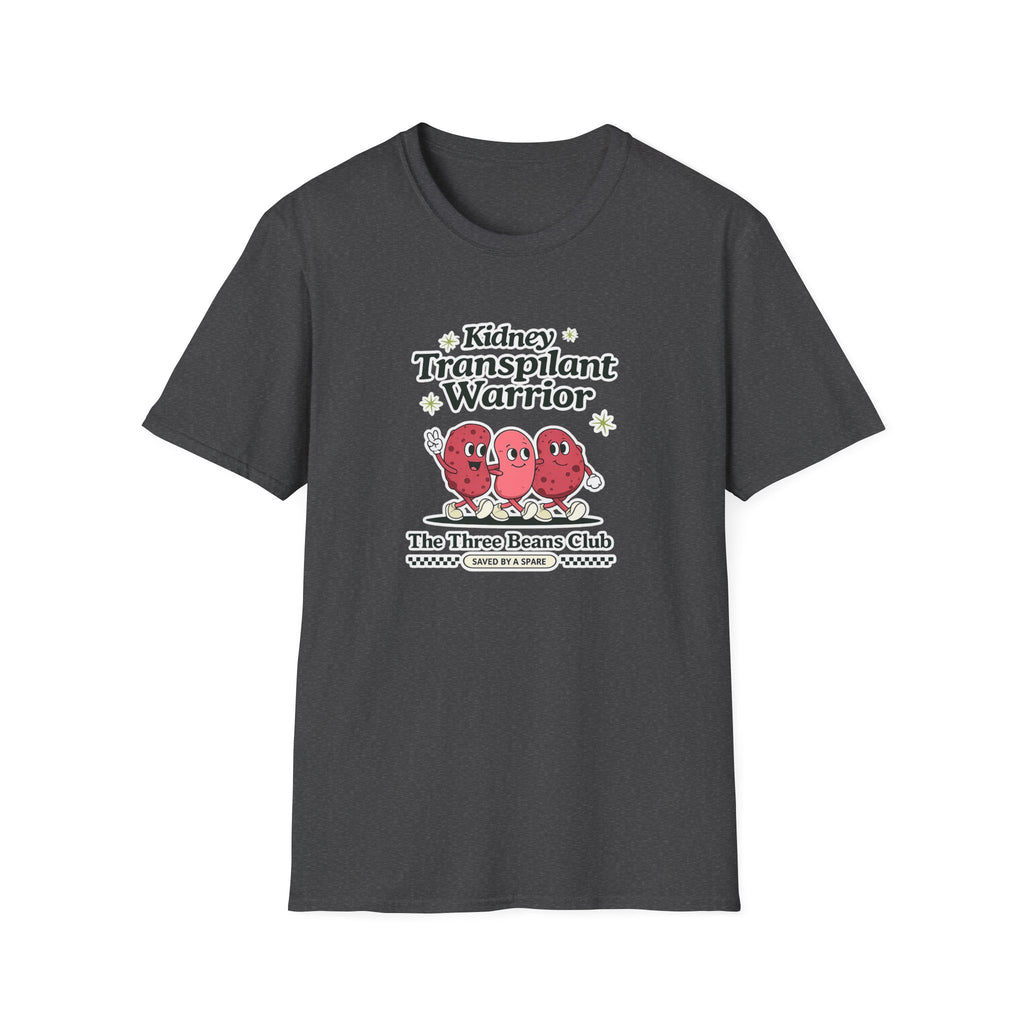 Kidney Transplant Warrior T-Shirt — The Three Beans Club Support Tee