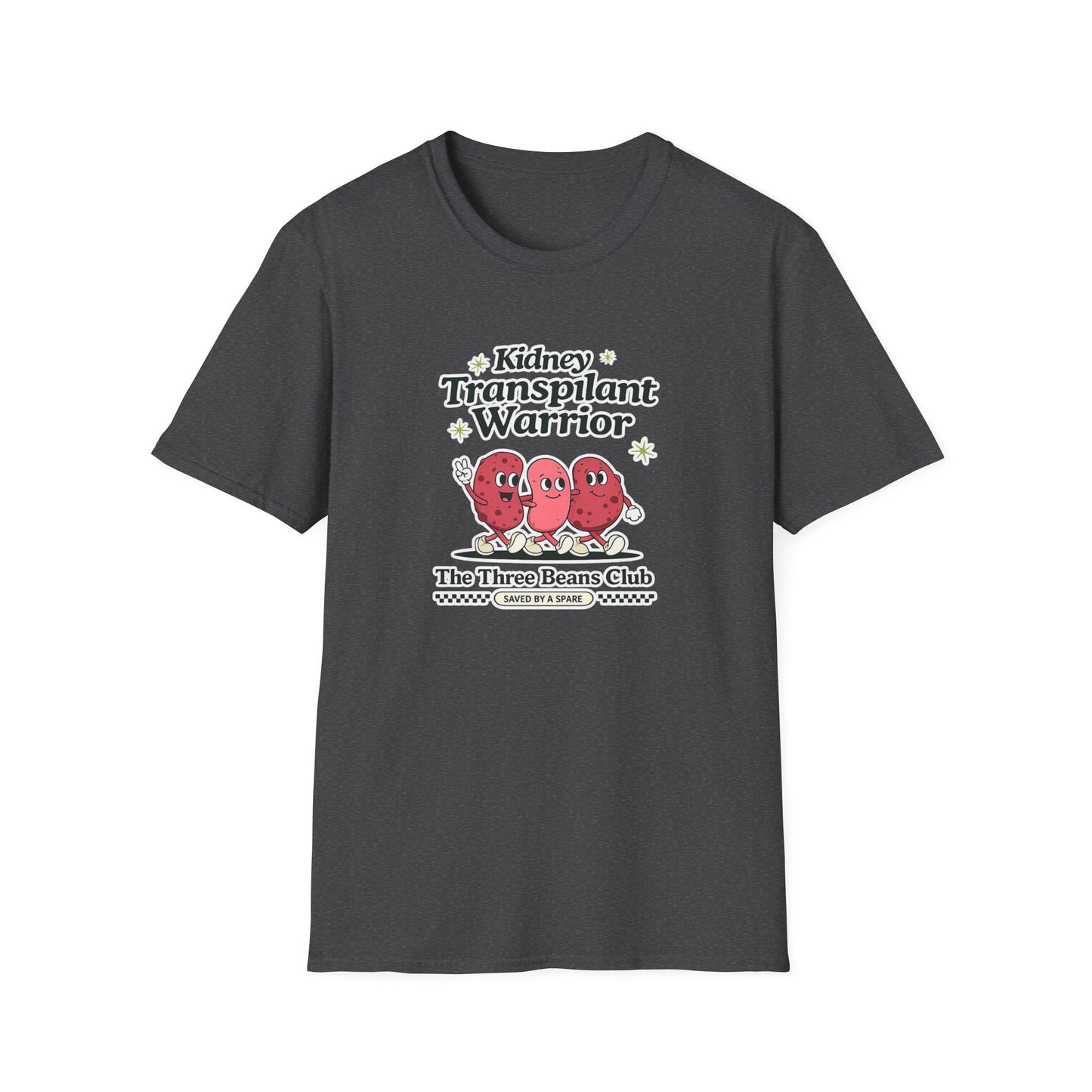 Kidney Transplant Warrior T-Shirt — The Three Beans Club Support Tee