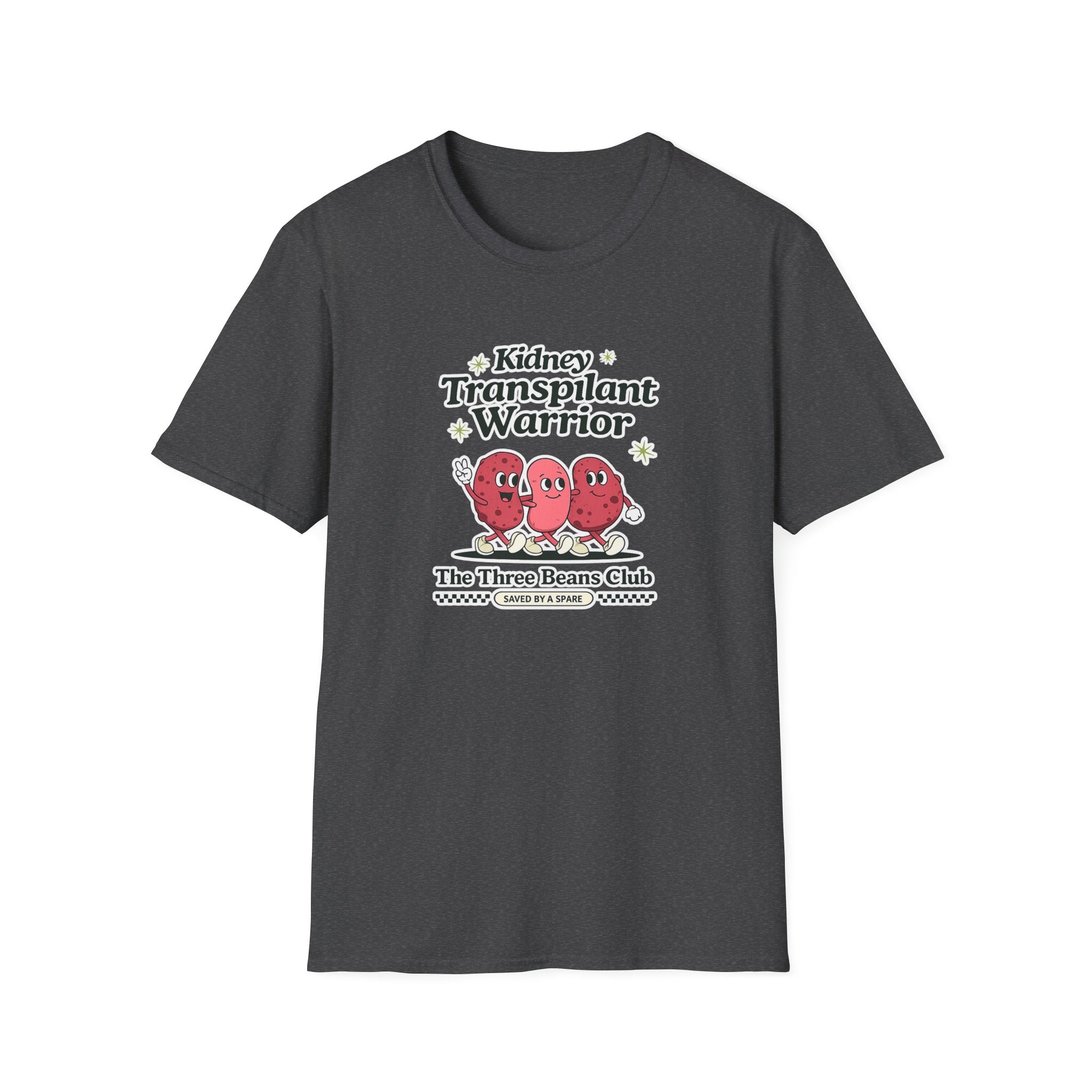 Kidney Transplant Warrior T-Shirt — The Three Beans Club Support Tee
