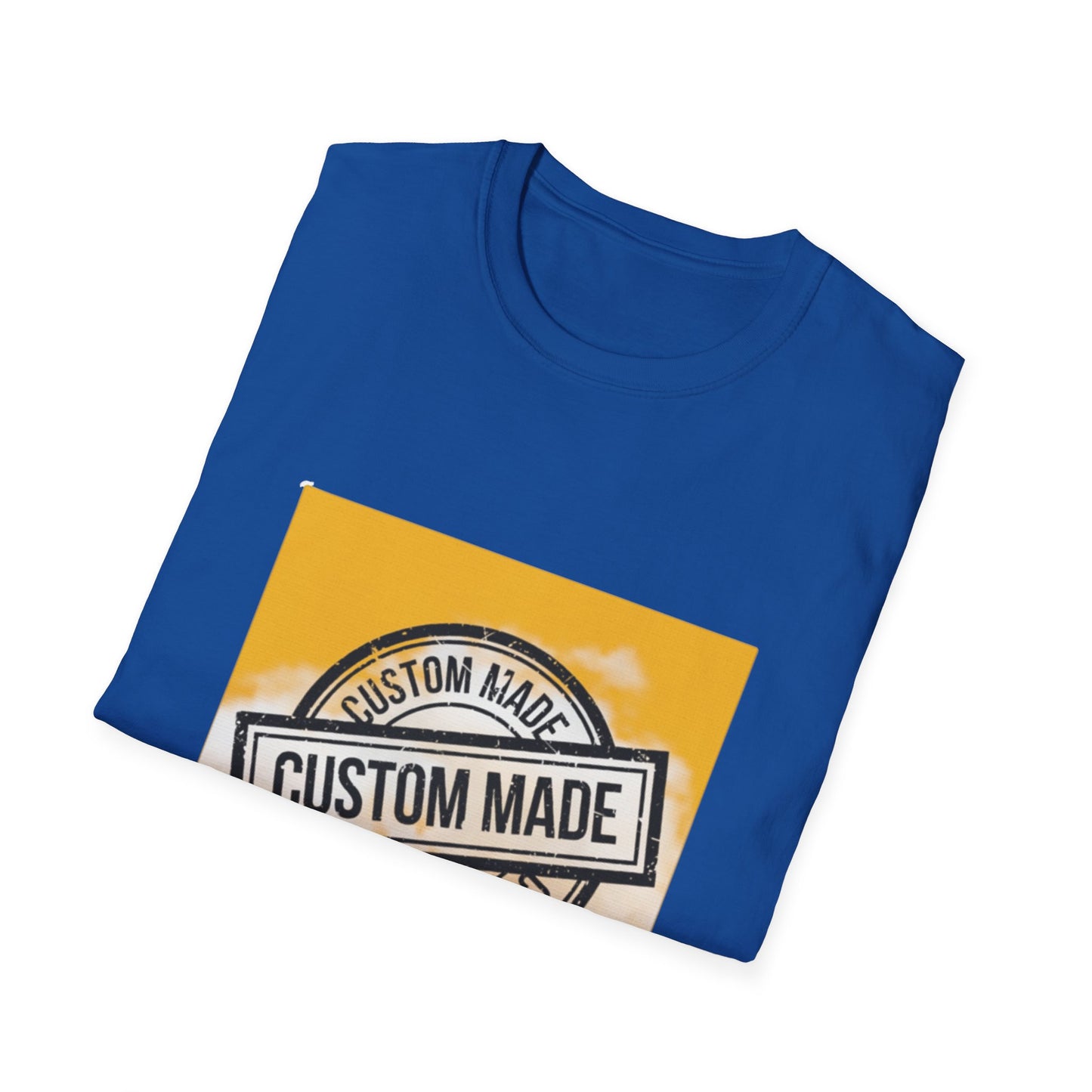 Your Design On a Tee One Side Only - Monster Unisex Softstyle T-Shirt