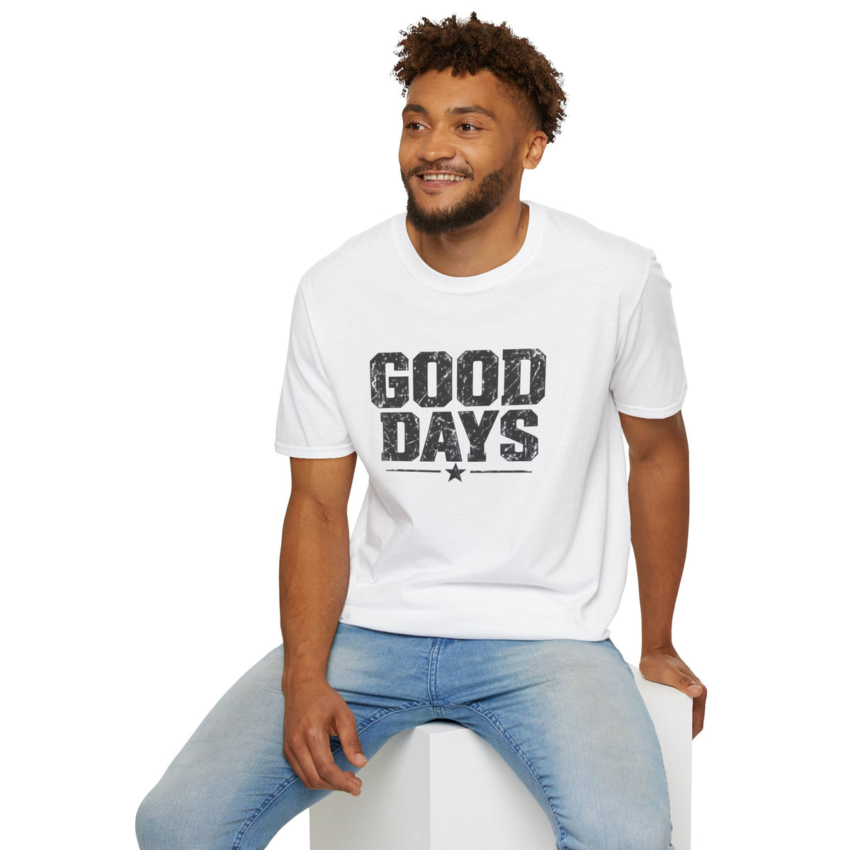 Good Days – Distressed Graphic Tee