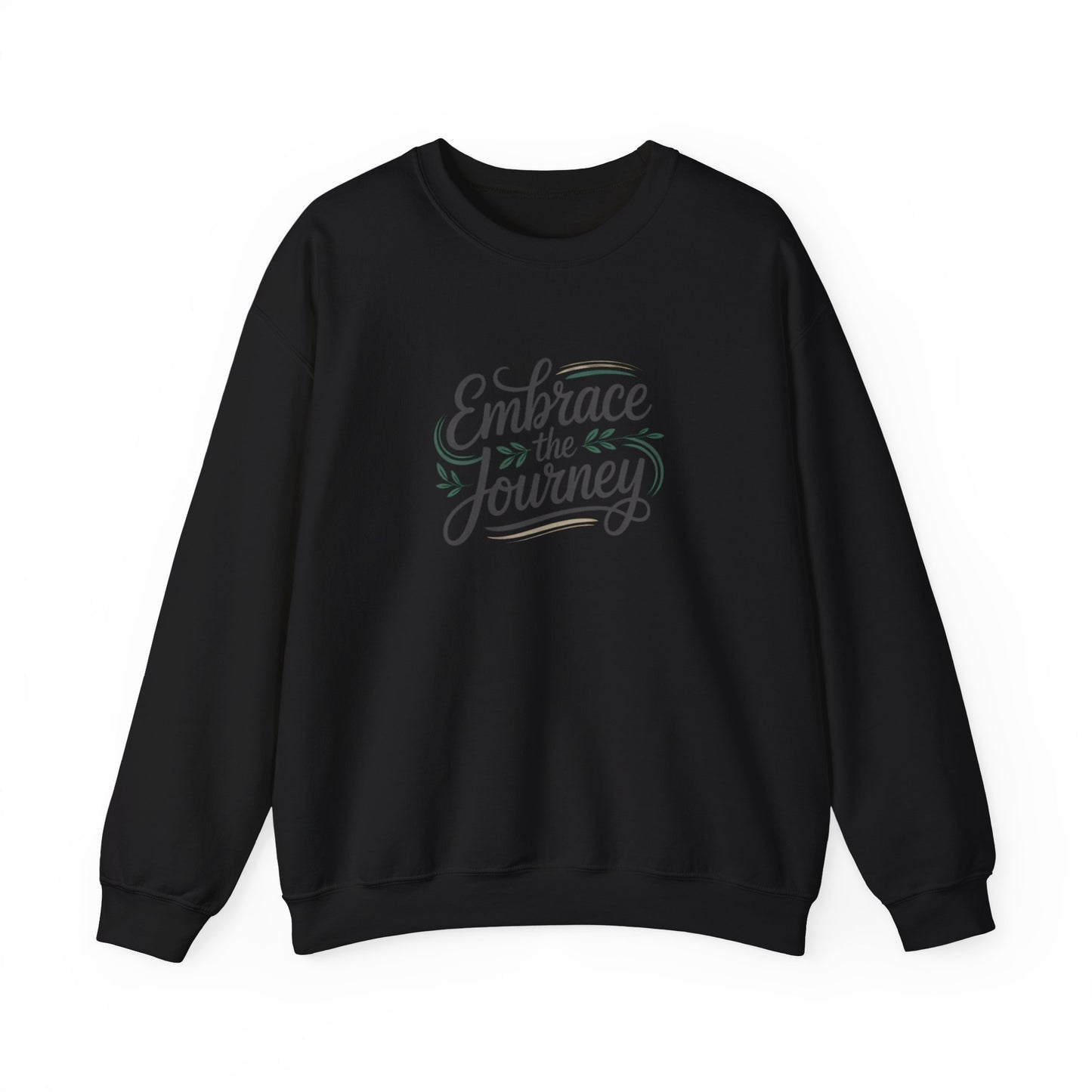 Embrace the Journey Sweatshirt | minimalist hand-lettered quote, script typography