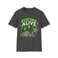 Staying Alive Dialysis Softstyle T-Shirt – Funny Kidney Awareness Tee