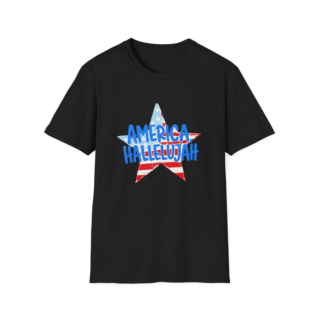 America Hallelujah T-Shirt — Patriotic Star Tee