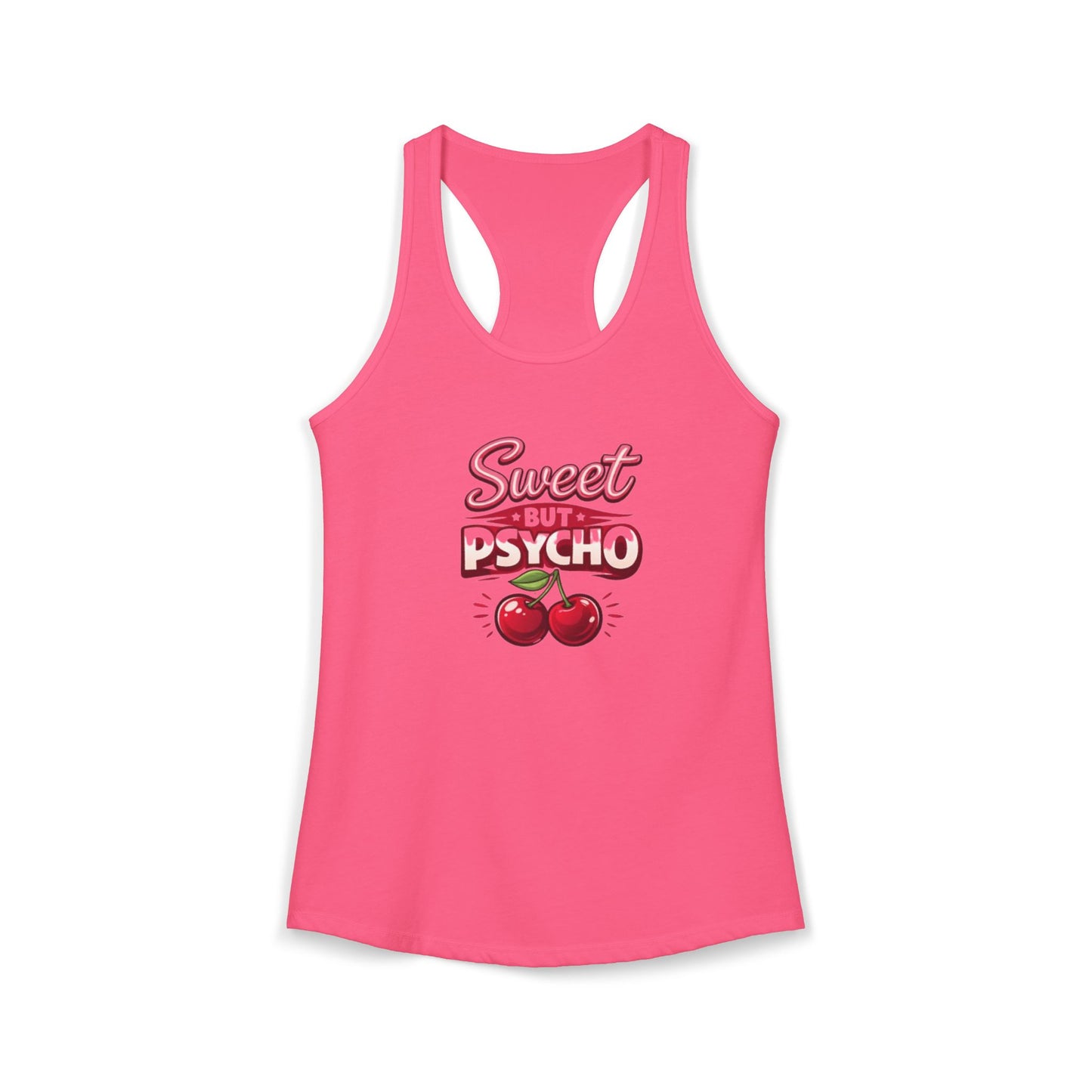 Sweet But Psycho Racerback Tank — Women's Graphic Tank Top