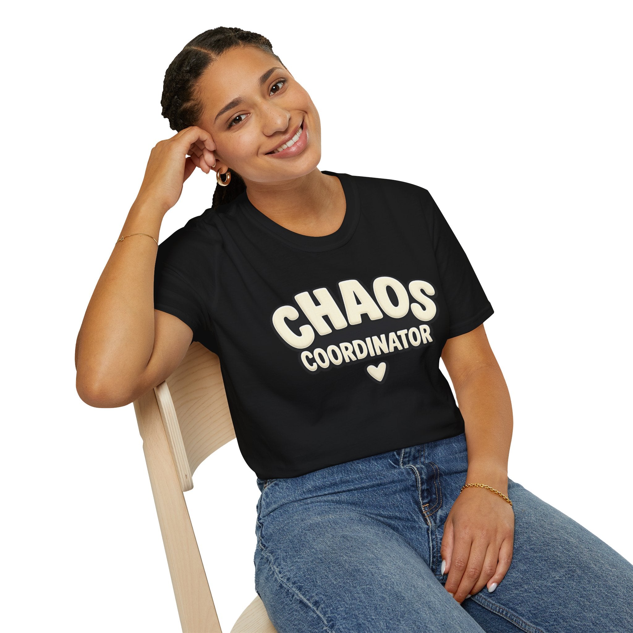 Chaos Coordinator T-Shirt — Funny Mom / Teacher Shirt with Heart