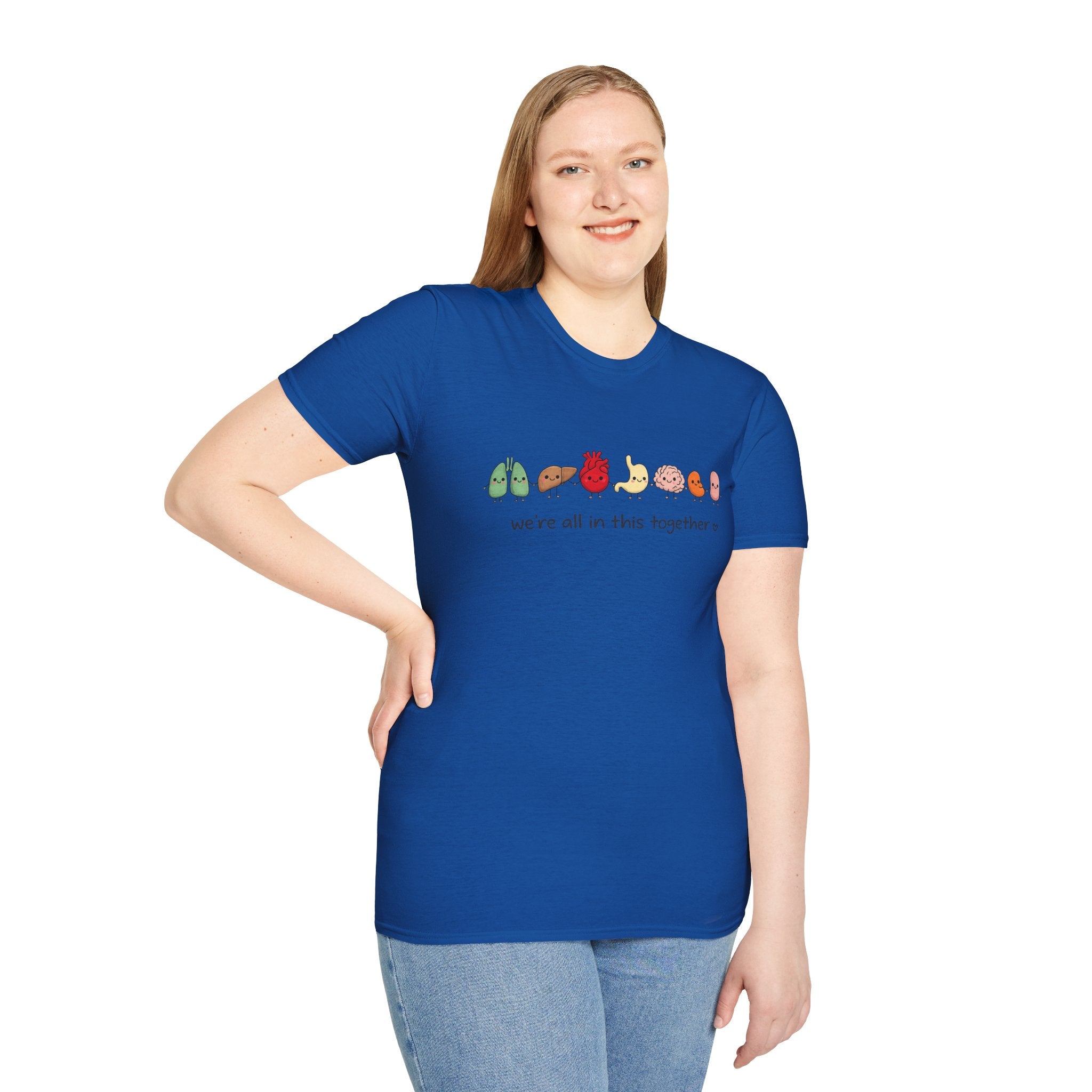 We're All in This Together Cute Organ Organs T-Shirt