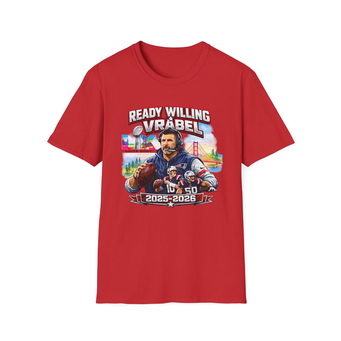 Ready Willing Vrabel 2025-2026 Football T-Shirt — Coach Tribute Tee