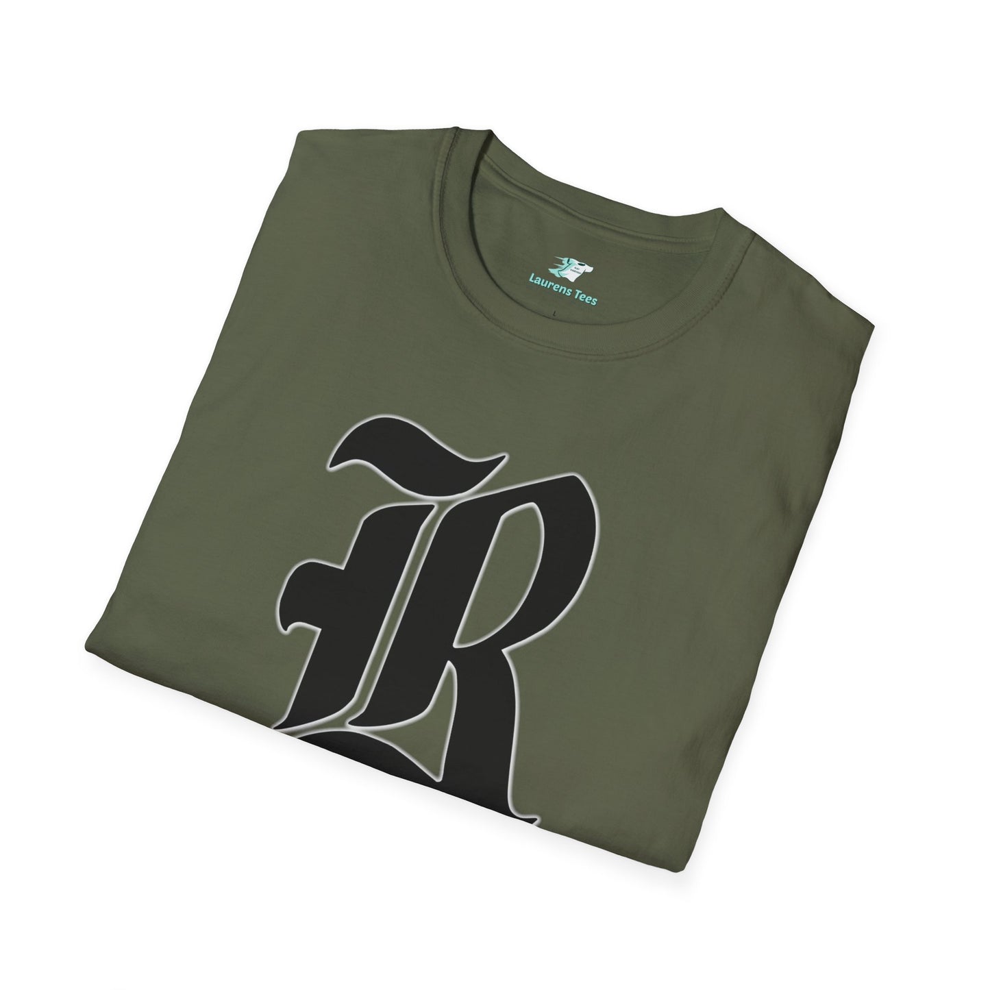 Custom one side Front or Back (RHS Baseball used as example) - Unisex Softstyle T-Shirt
