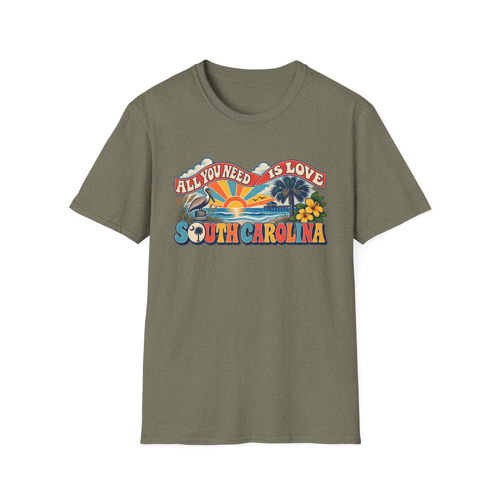 South Carolina Retro 'All You Need Is Love' T-Shirt