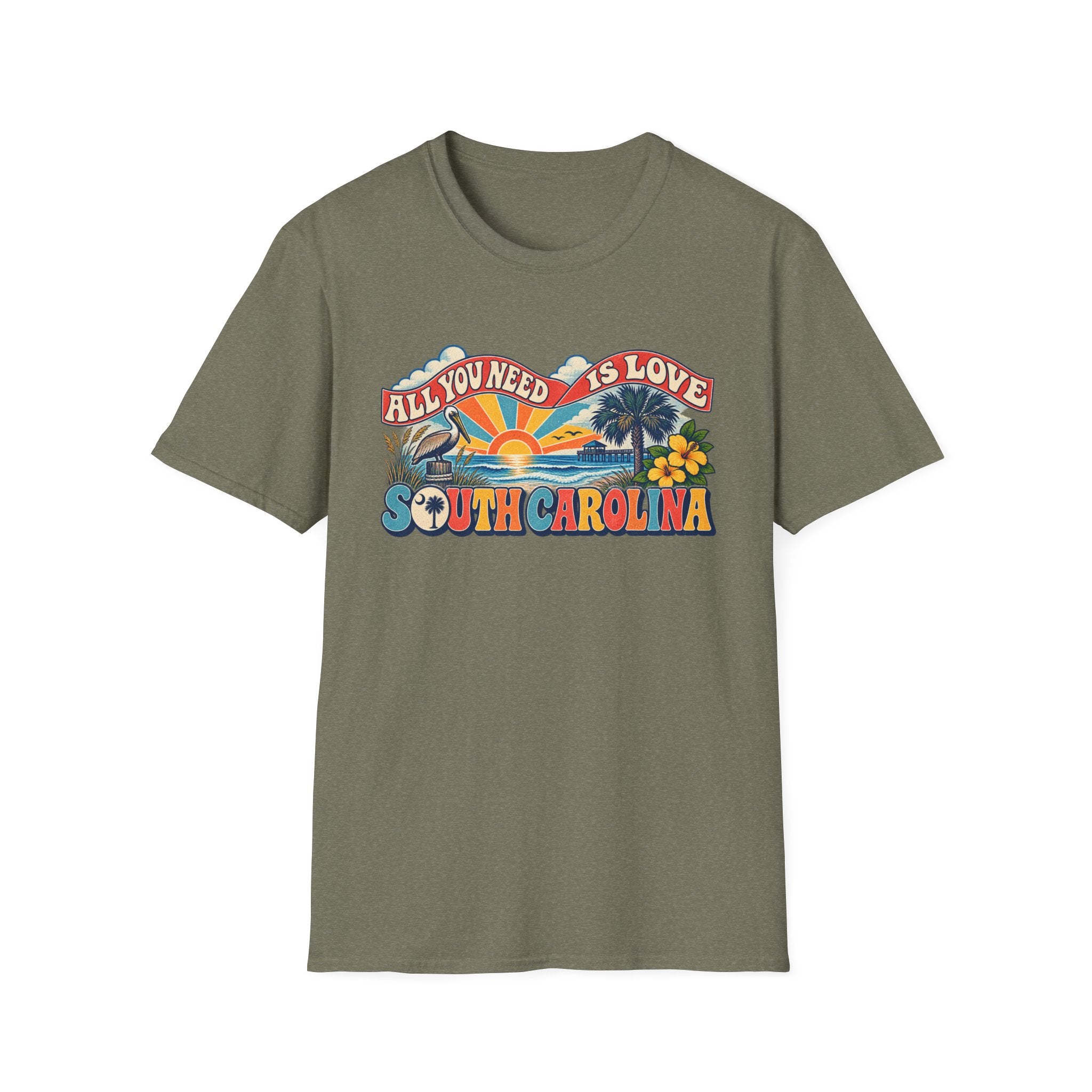 South Carolina Retro 'All You Need Is Love' T-Shirt