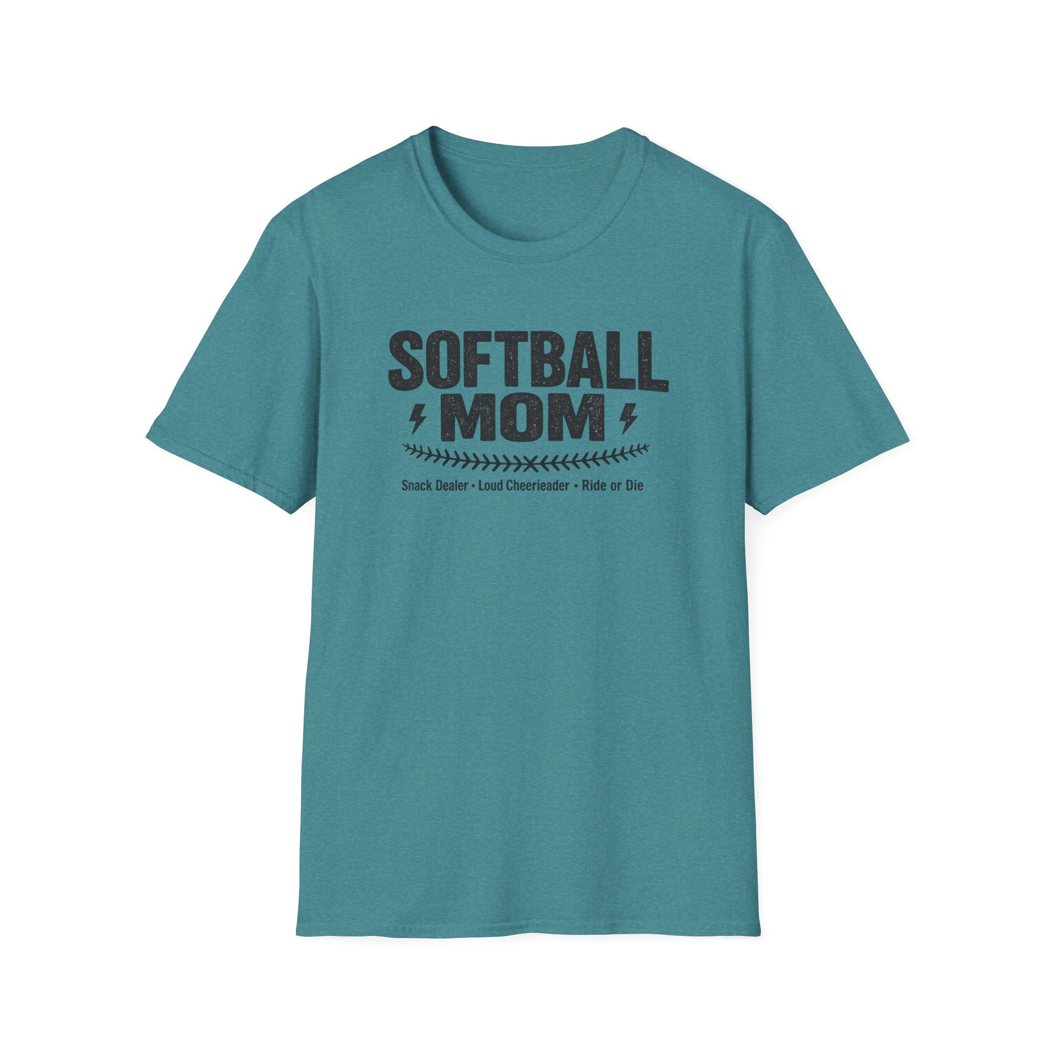 Softball Mom T-Shirt – Proud Softball Mom Tee (Coach, Team Mom Gift)