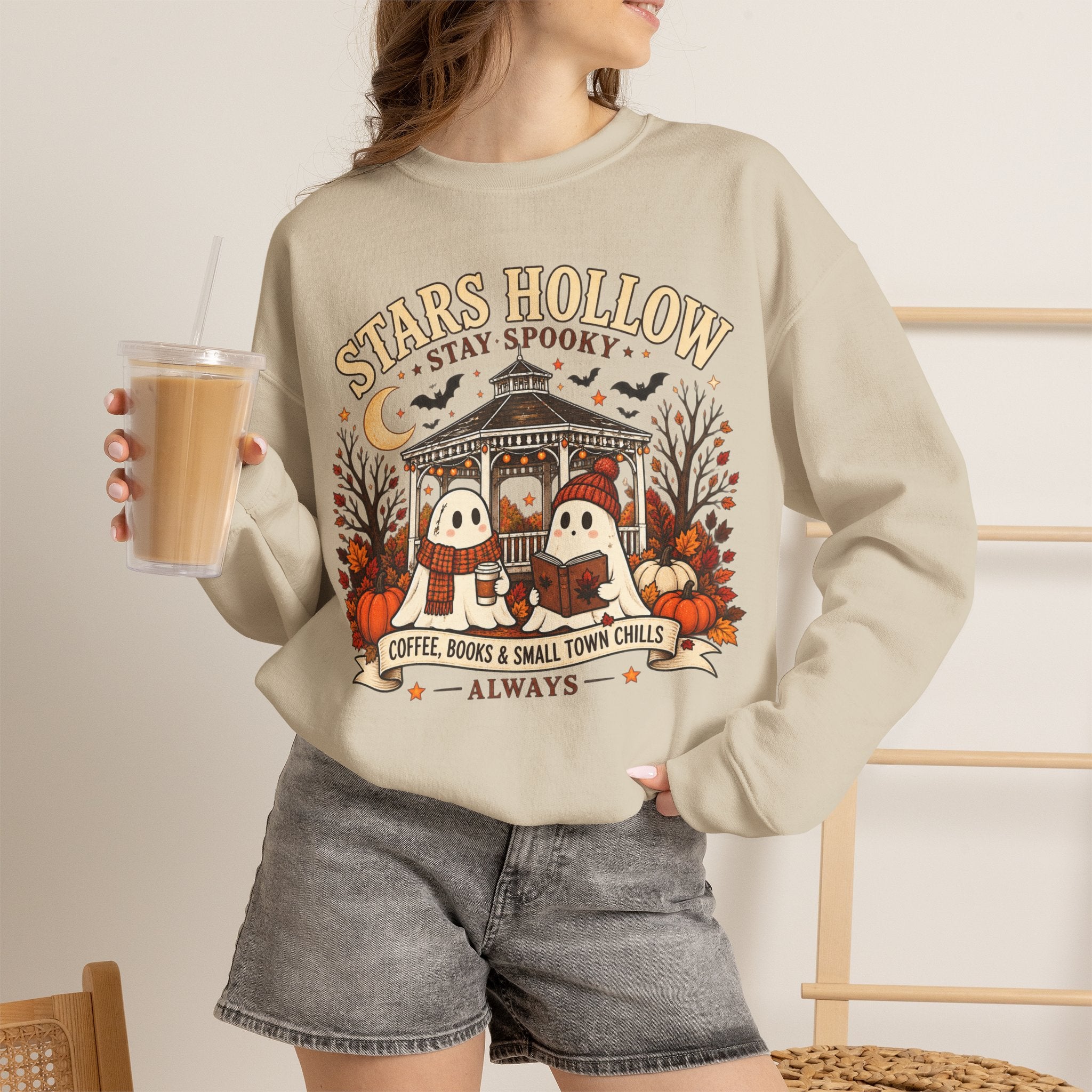 Stars Hollow Stay Spooky Crewneck Sweatshirt