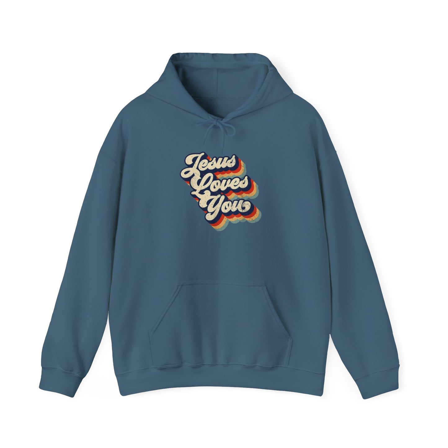 Jesus Loves You Hoodie - Unisex Heavy Blend Sweatshirt for Comfort & Faith