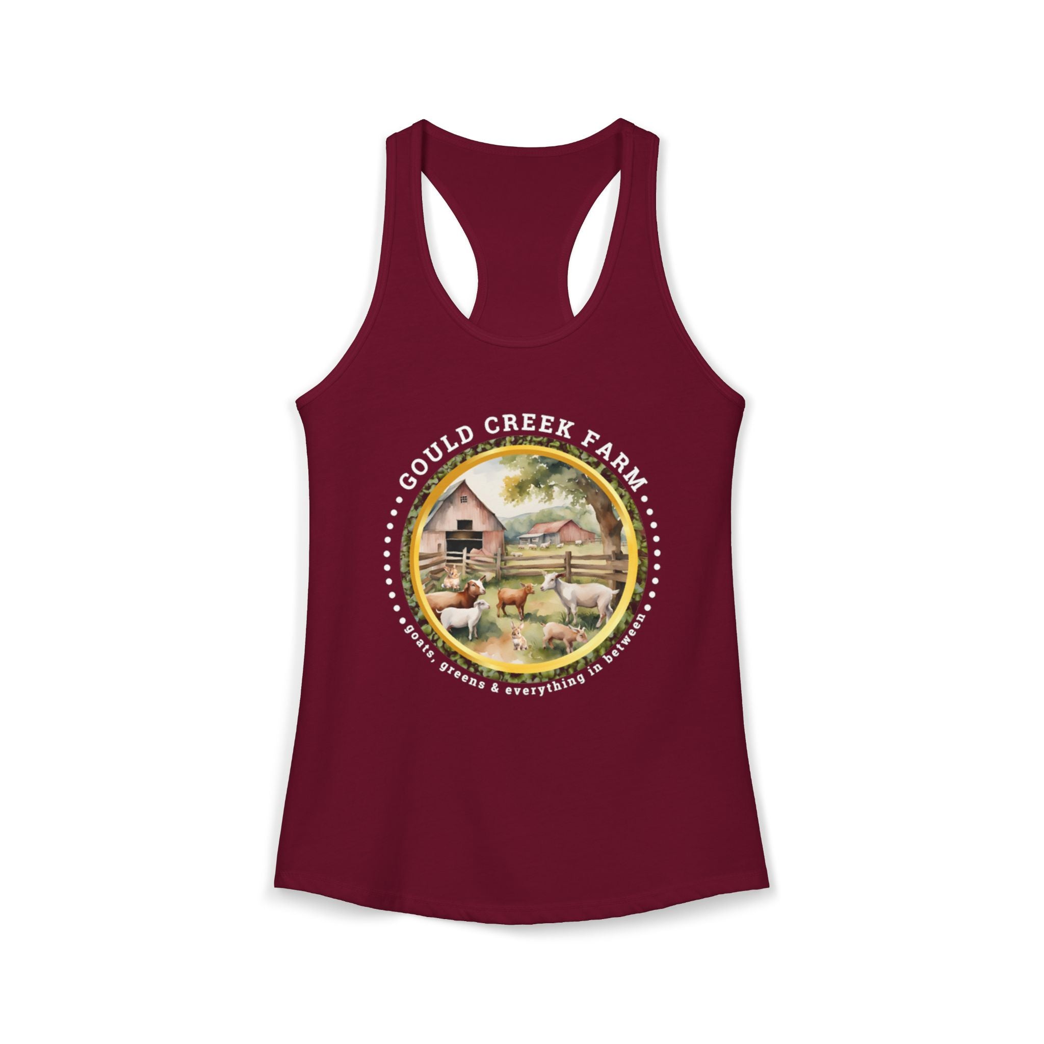 Women's Ideal Racerback Tank Gould creek farm