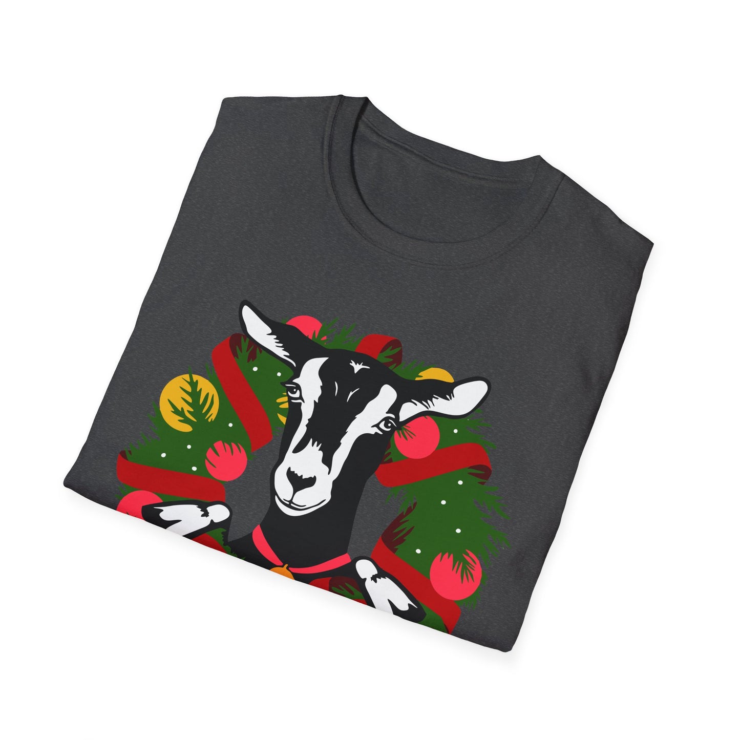 Goat Wreath - Unisex Softstyle T-Shirt