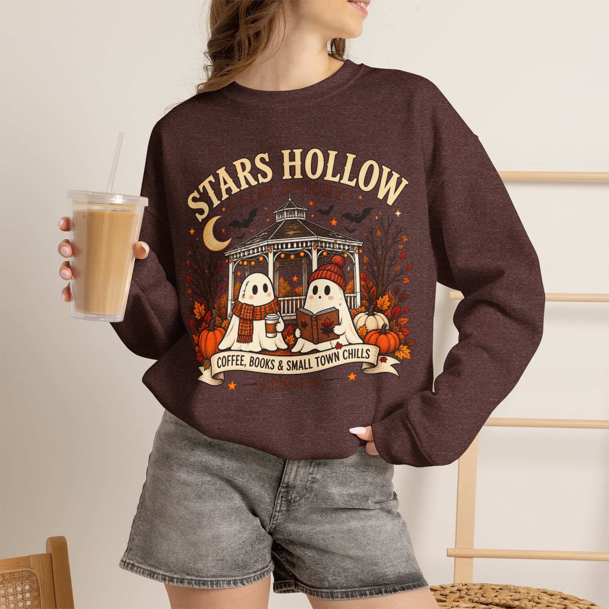 Stars Hollow Stay Spooky Crewneck Sweatshirt